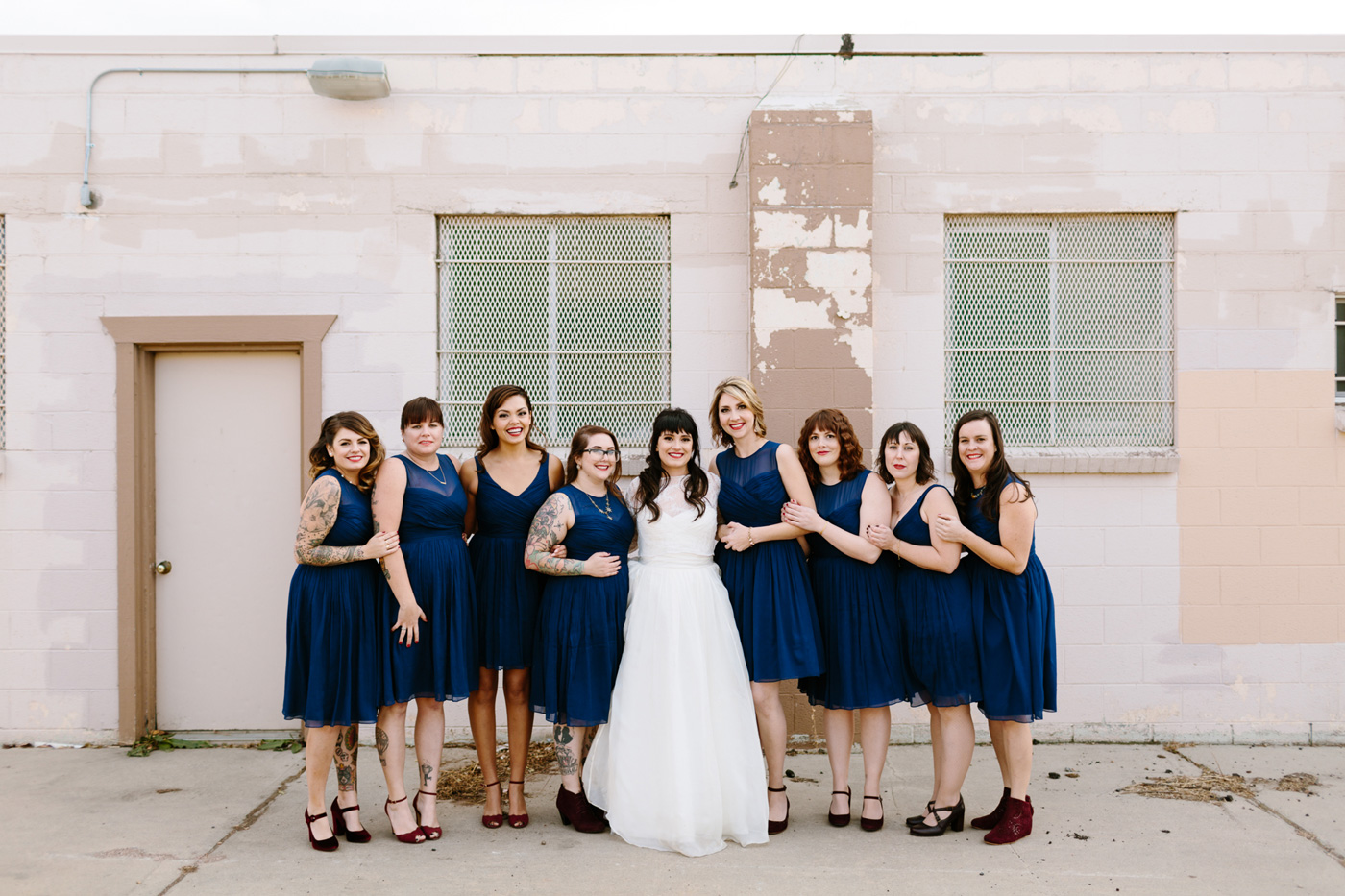 Studios at Overland Crossing Wedding Bride Bridesmaids