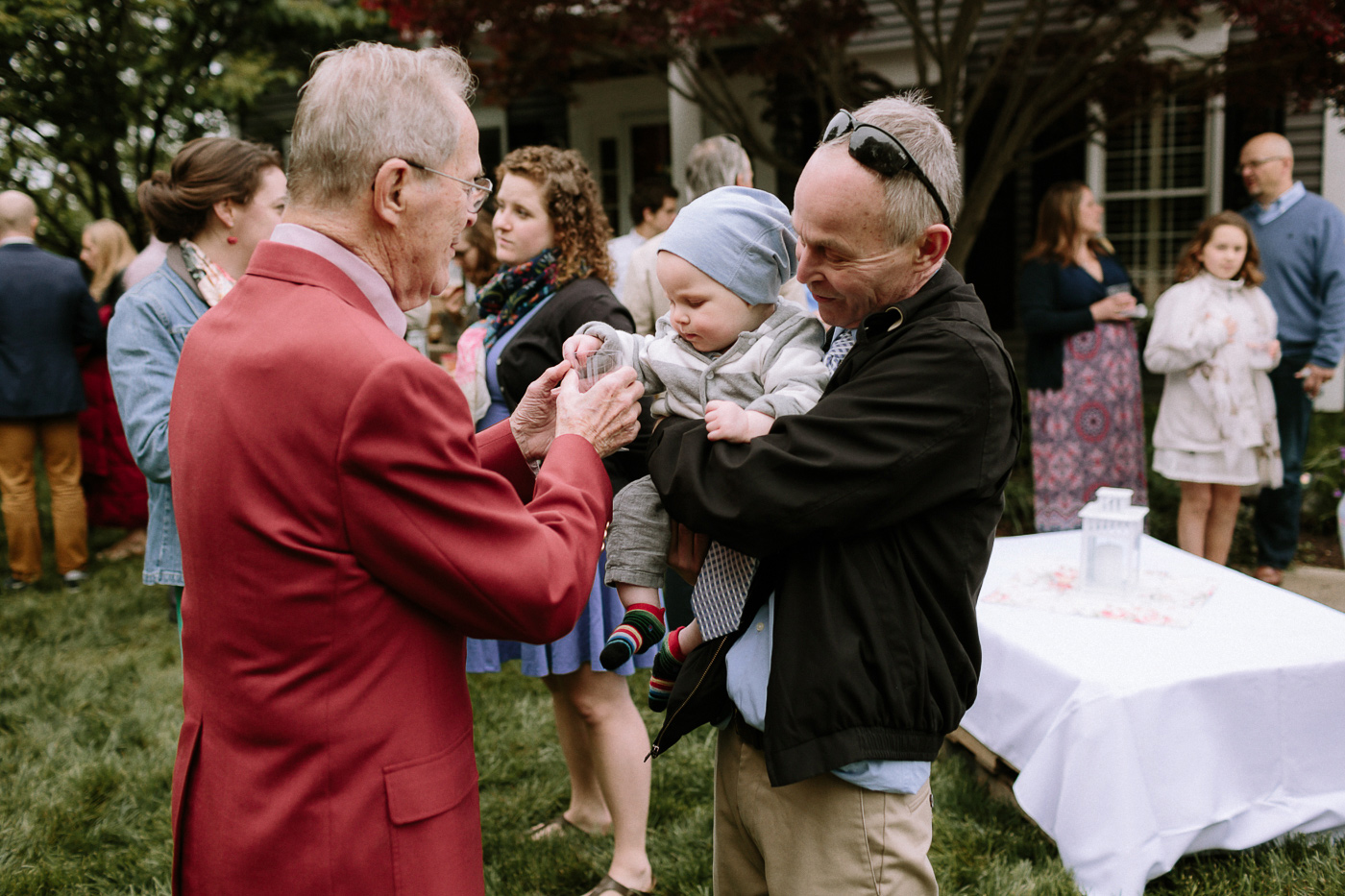 Grandfathers with grandson