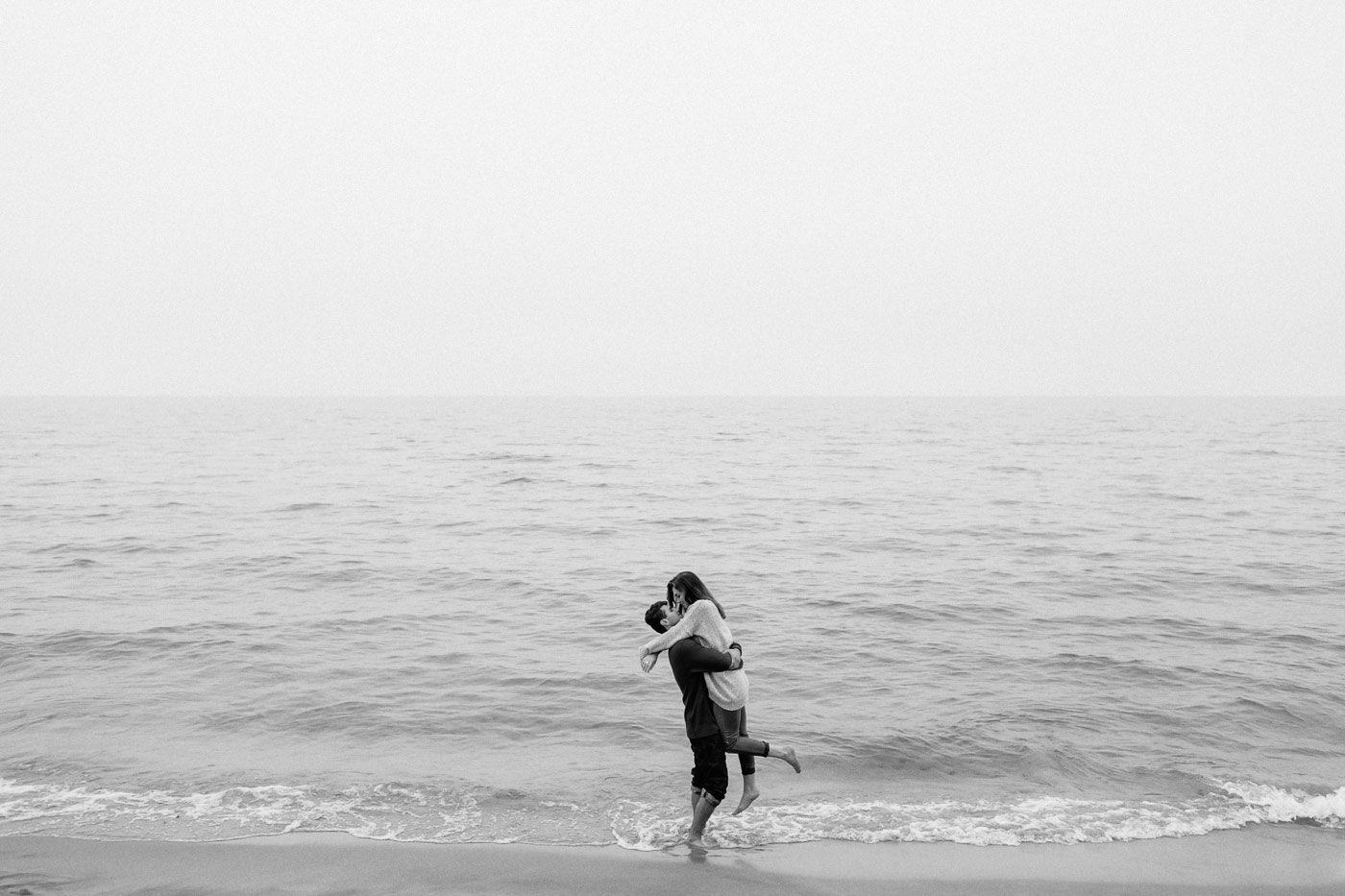 Saugatuck Dunes State Park Engagement Session Photographer