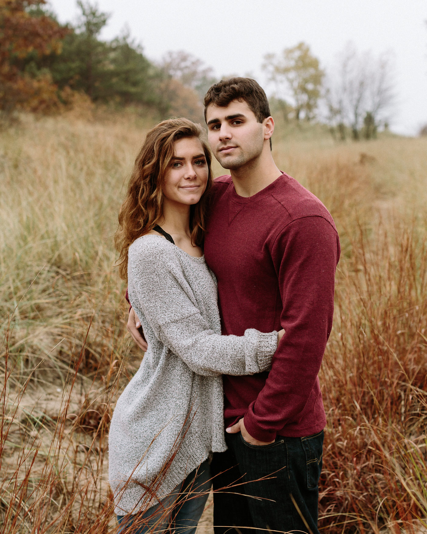 Saugatuck Dunes State Park engagement session