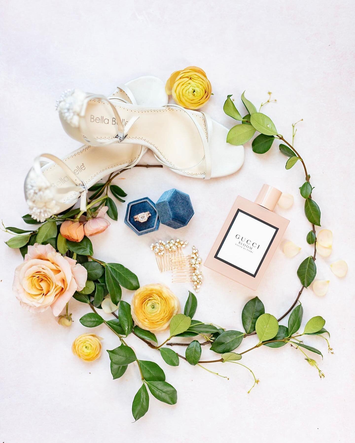 Brides and grooms! Here are tips for having your detail photos captured like this:

- have items set out in advance (maybe even the night before) so your photography team can dive right in once they arrive
- include items that are a part of your wedd