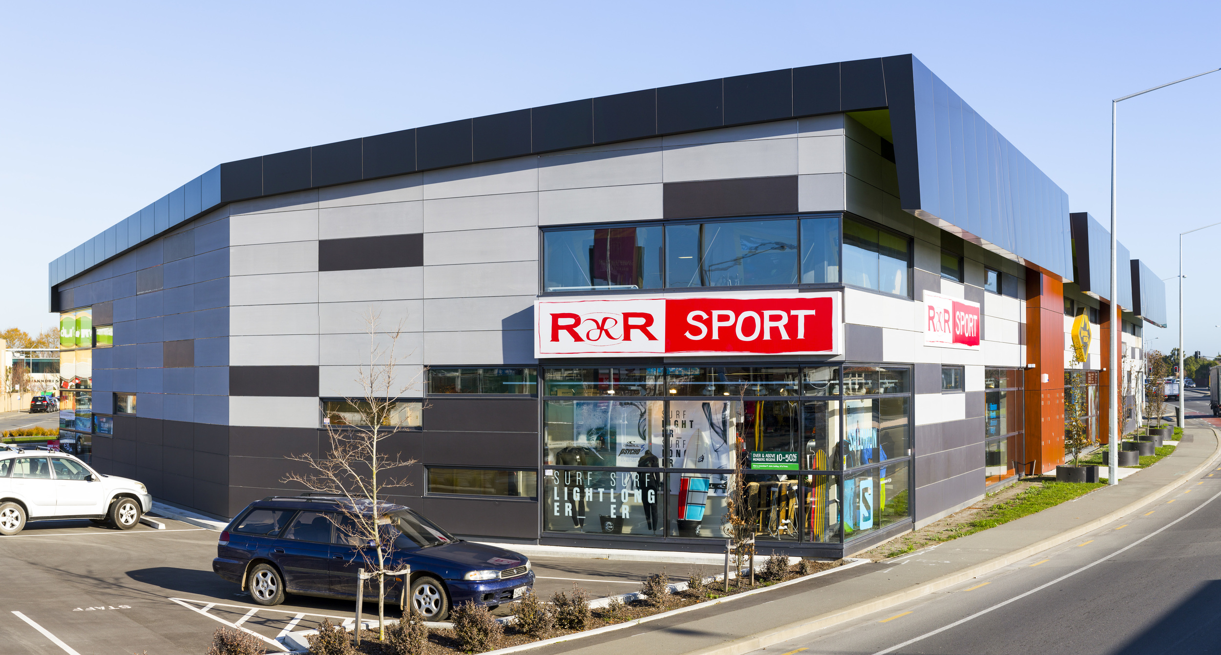 R&R Sport / Mountain Designs / Amazon - 65 Blenheim Road Retail Development, Christchurch