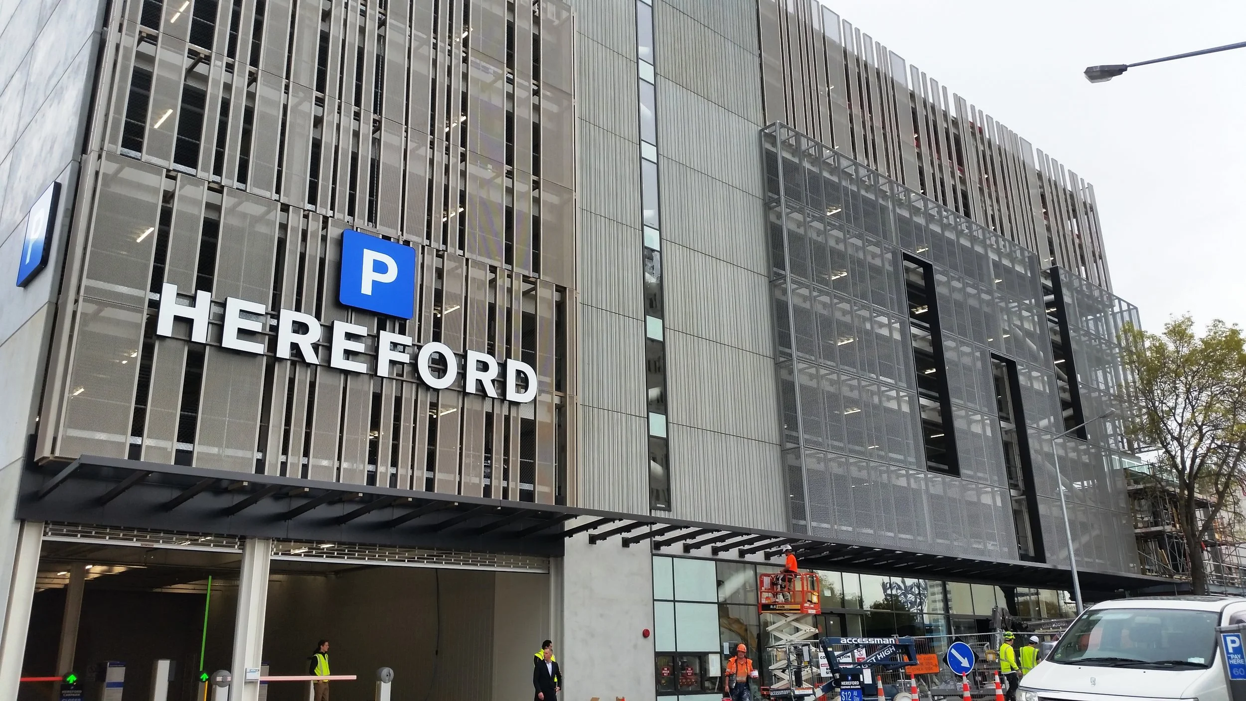 Hereford Street Carpark and Retail Development, Christchurch