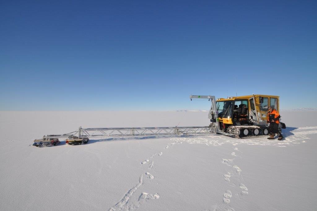 Ground Penetrating Radar Boom, Scott Base, Antarctica