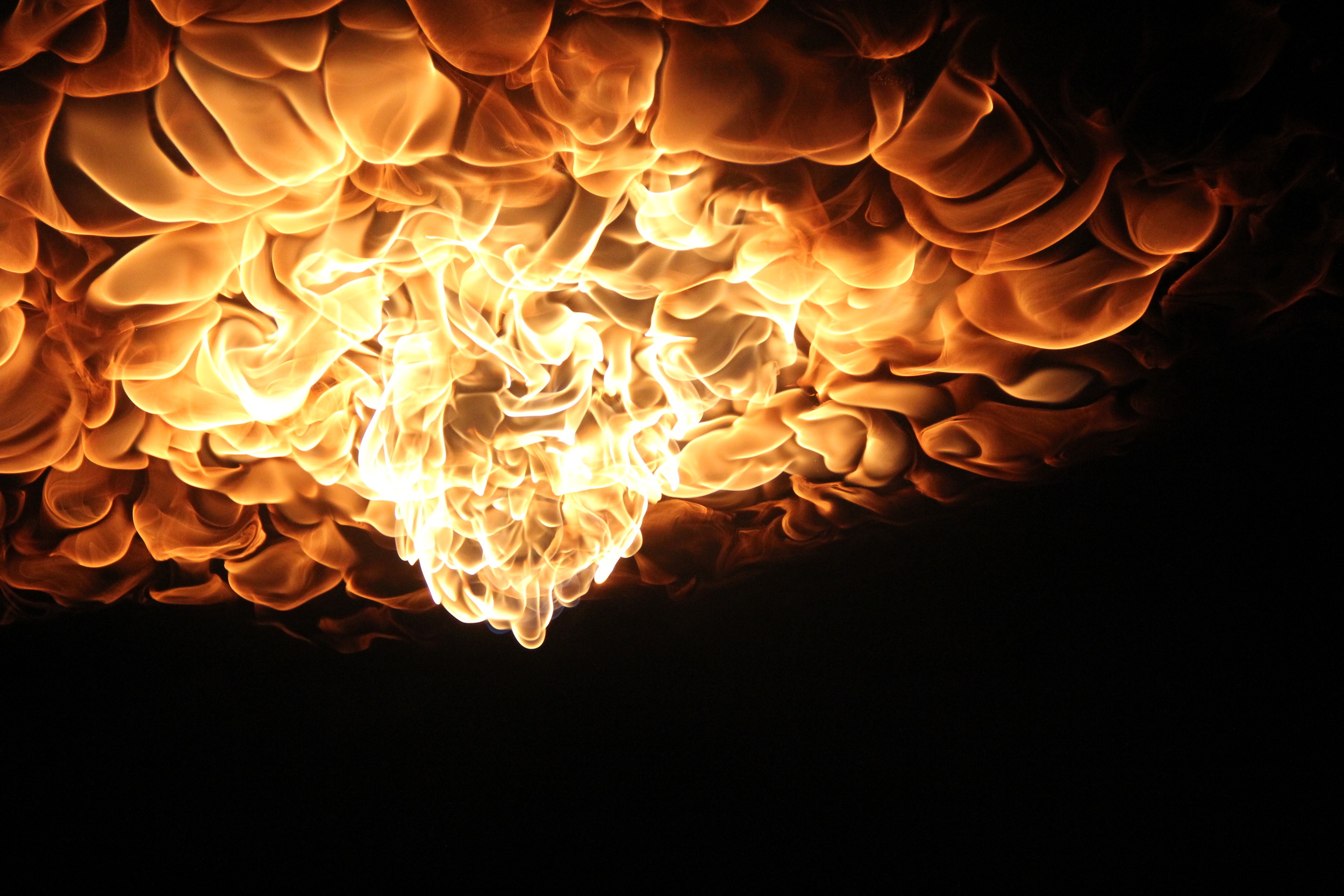 Inverted flames create an undulating effect not soon to be forgotten