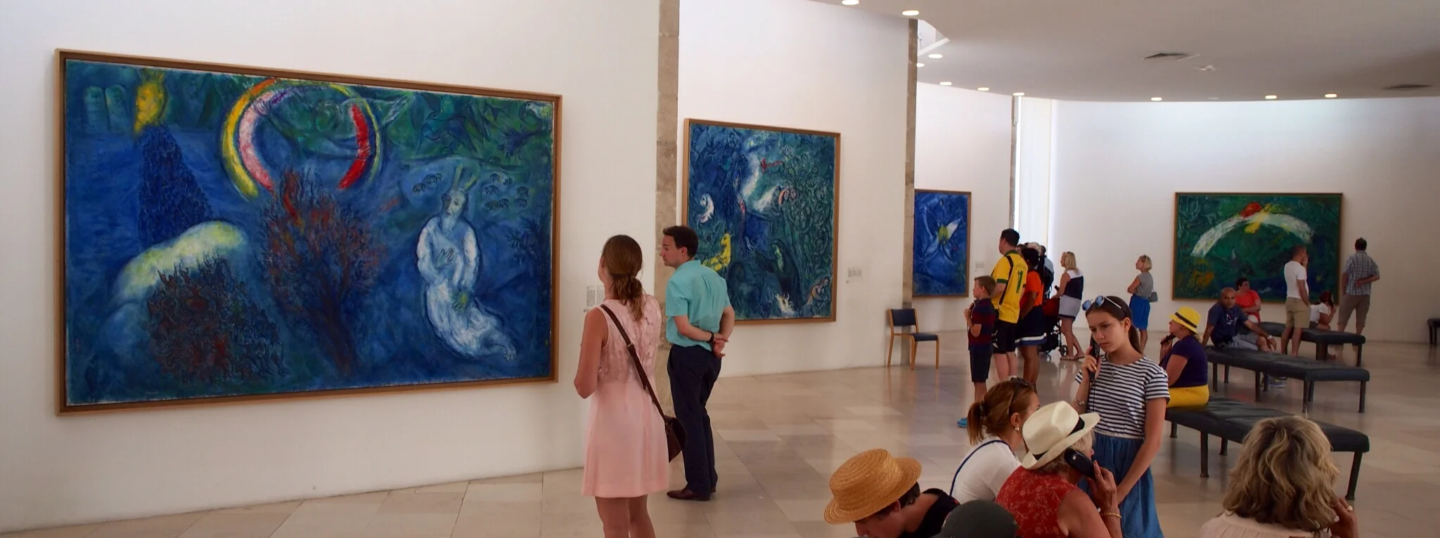 Inside main gallery area Marc Chagall