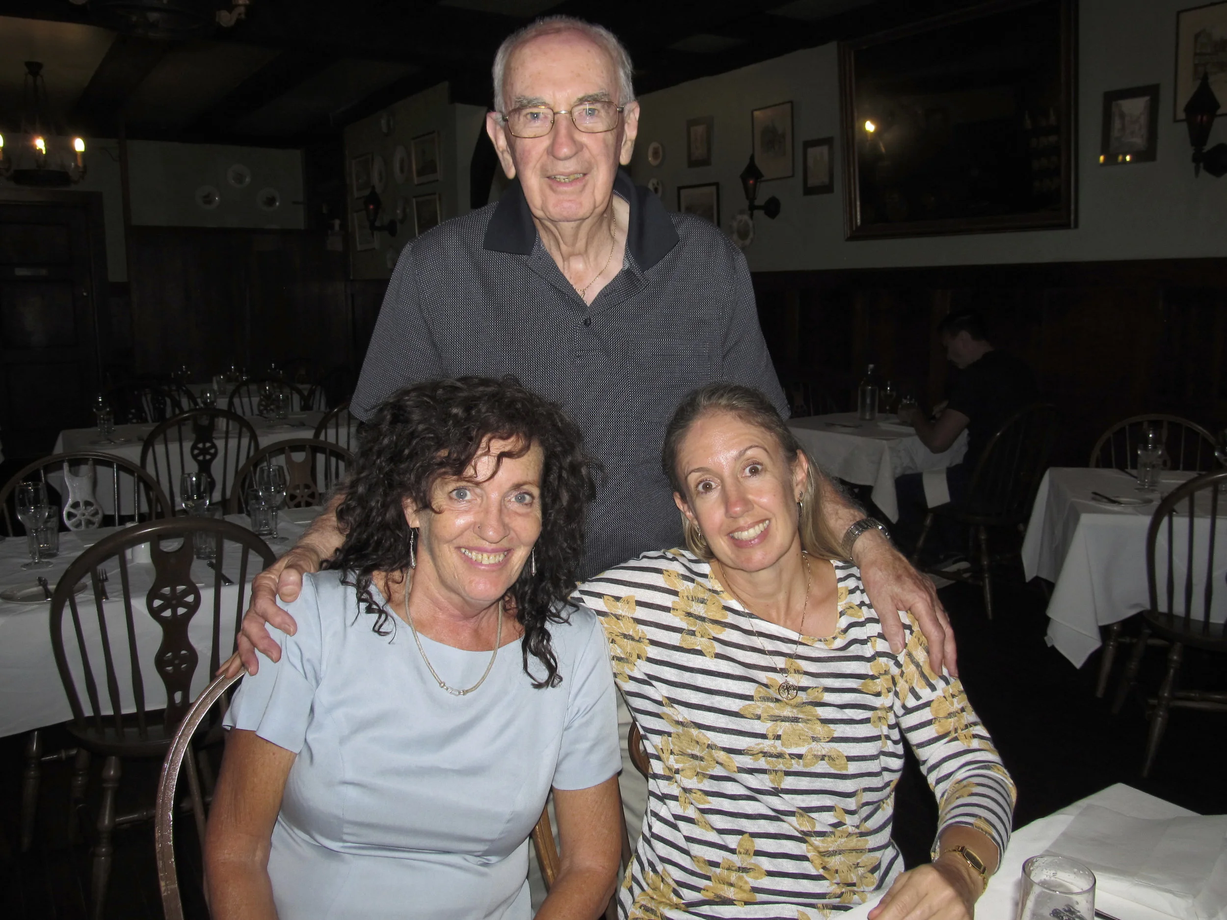 dinner out at Fireside Jenno’s Birthday
