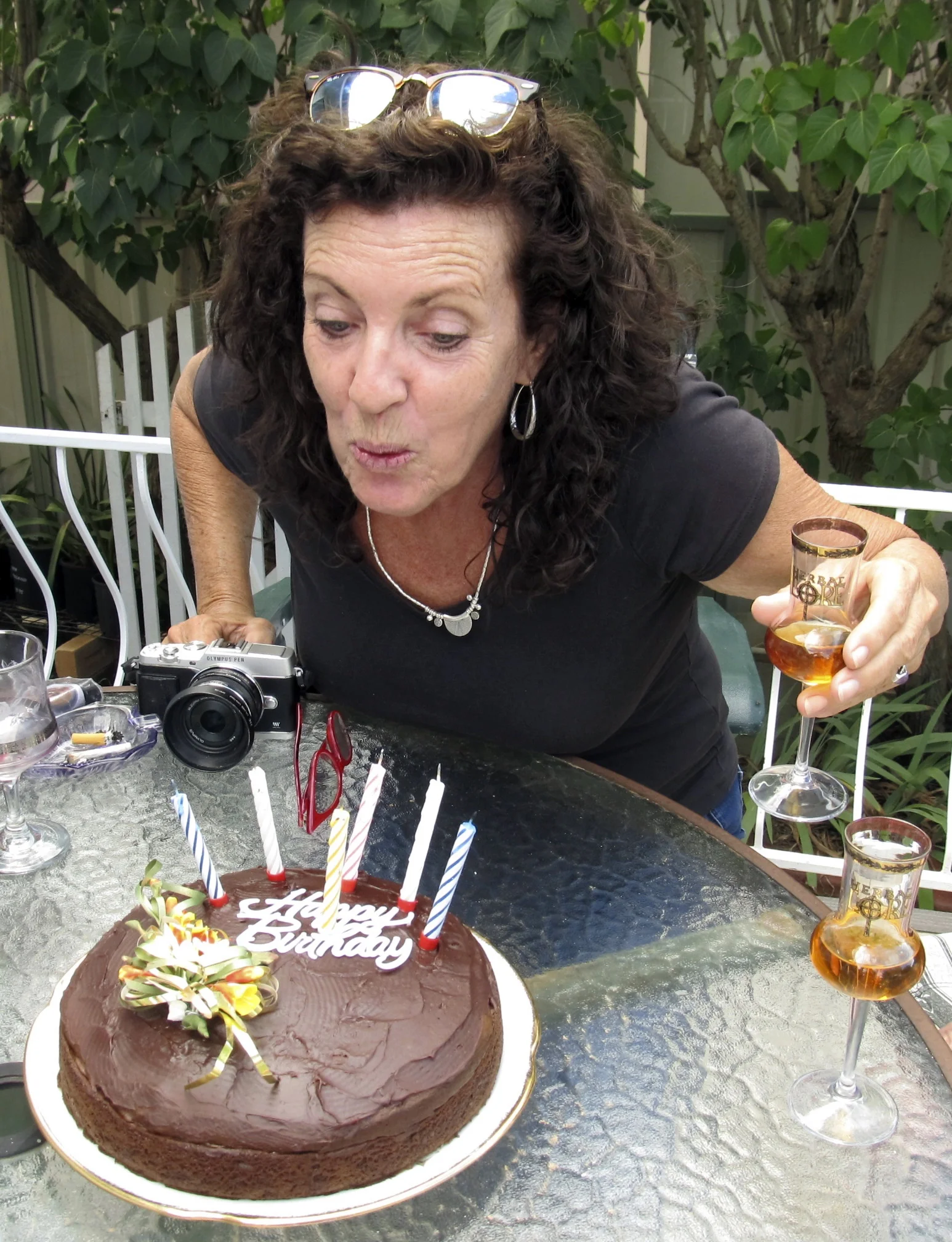 NO… there are not 61 candles on this cake.