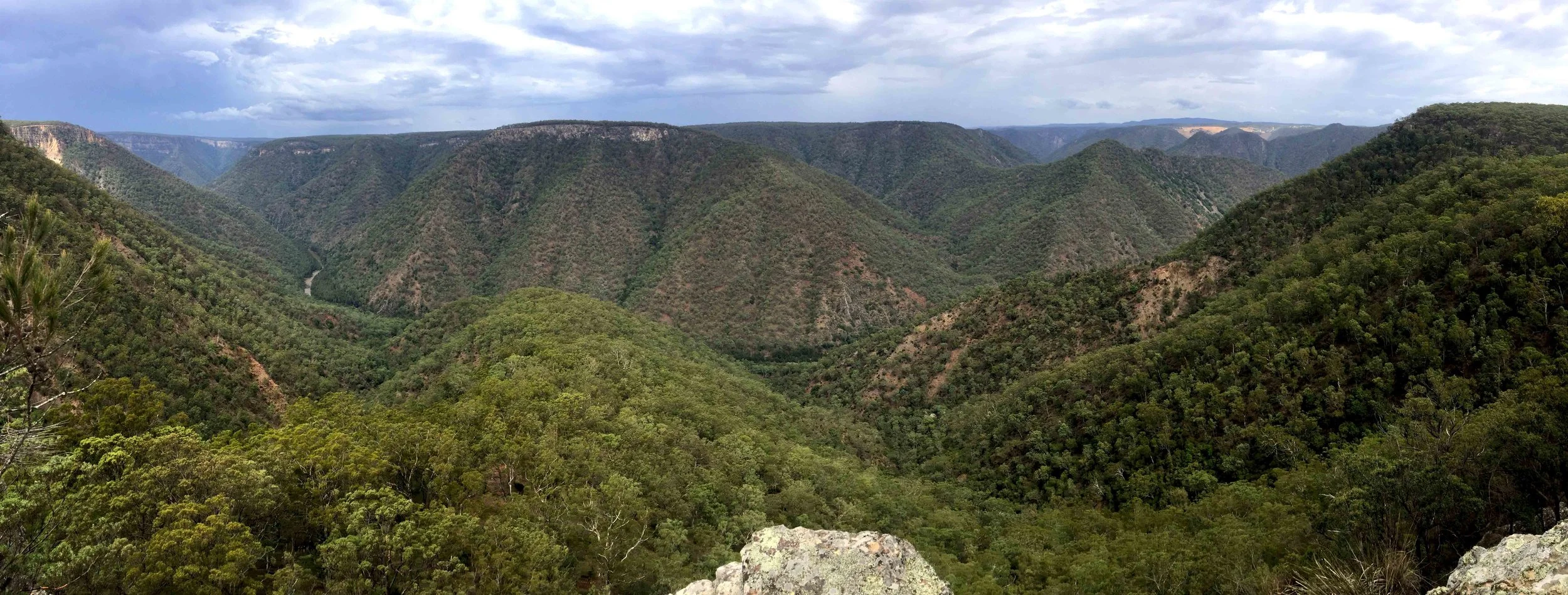 From Badgery’s lookout over the Shoalhaven River, Morton National Park.. Stunning