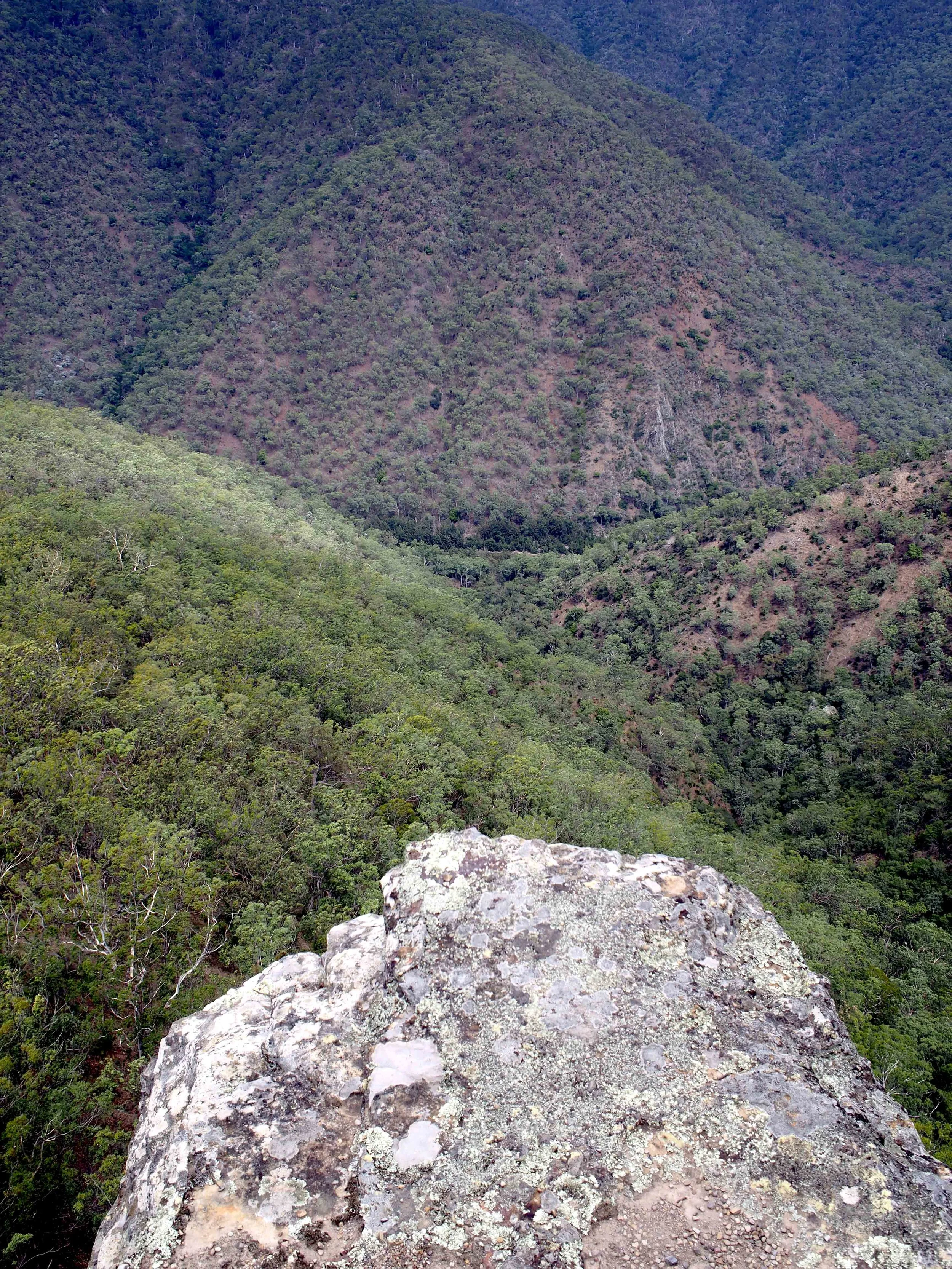 tempting spot to sit. The fall is a bit big.