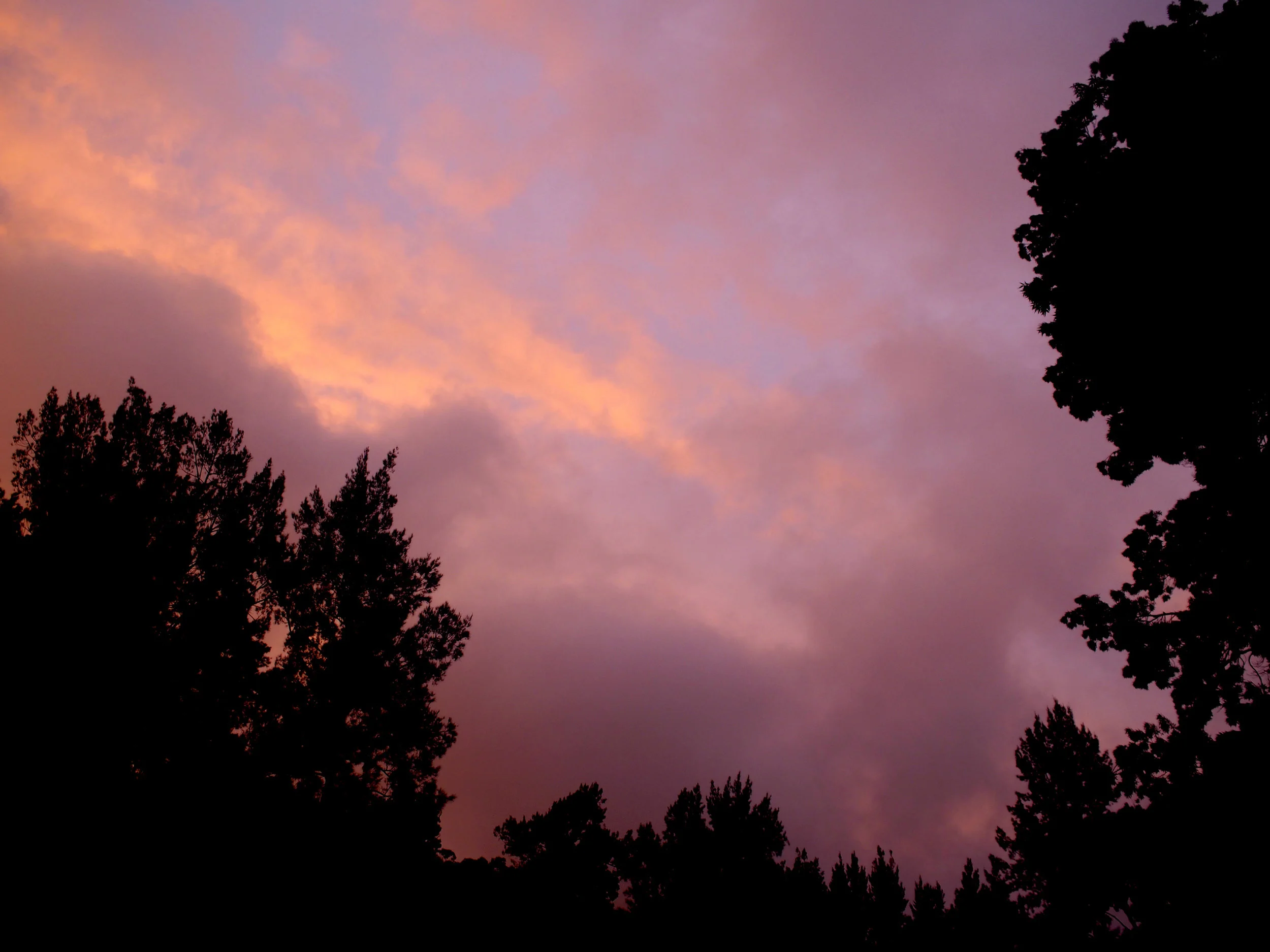 sunset over Wombeyan