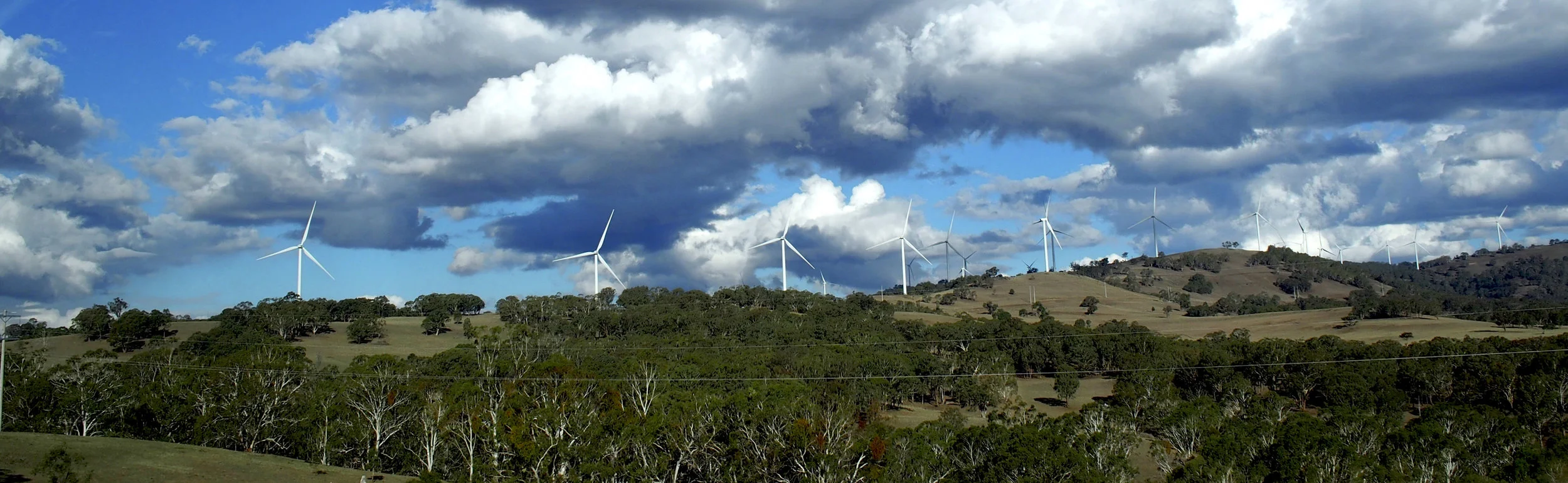 wind farms are spaced out