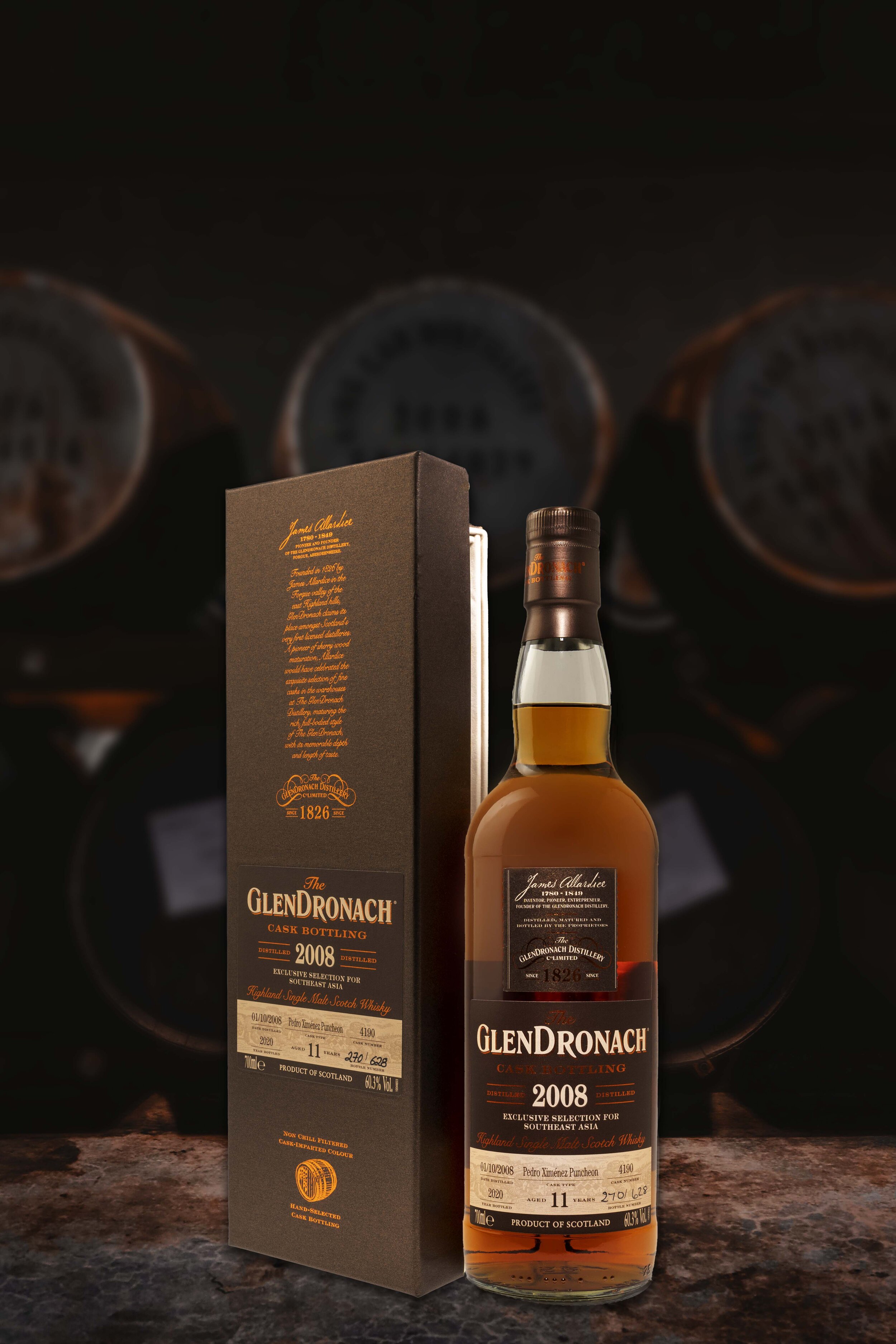 Glendronach 2008 Cask Strength Scotch Whiskey