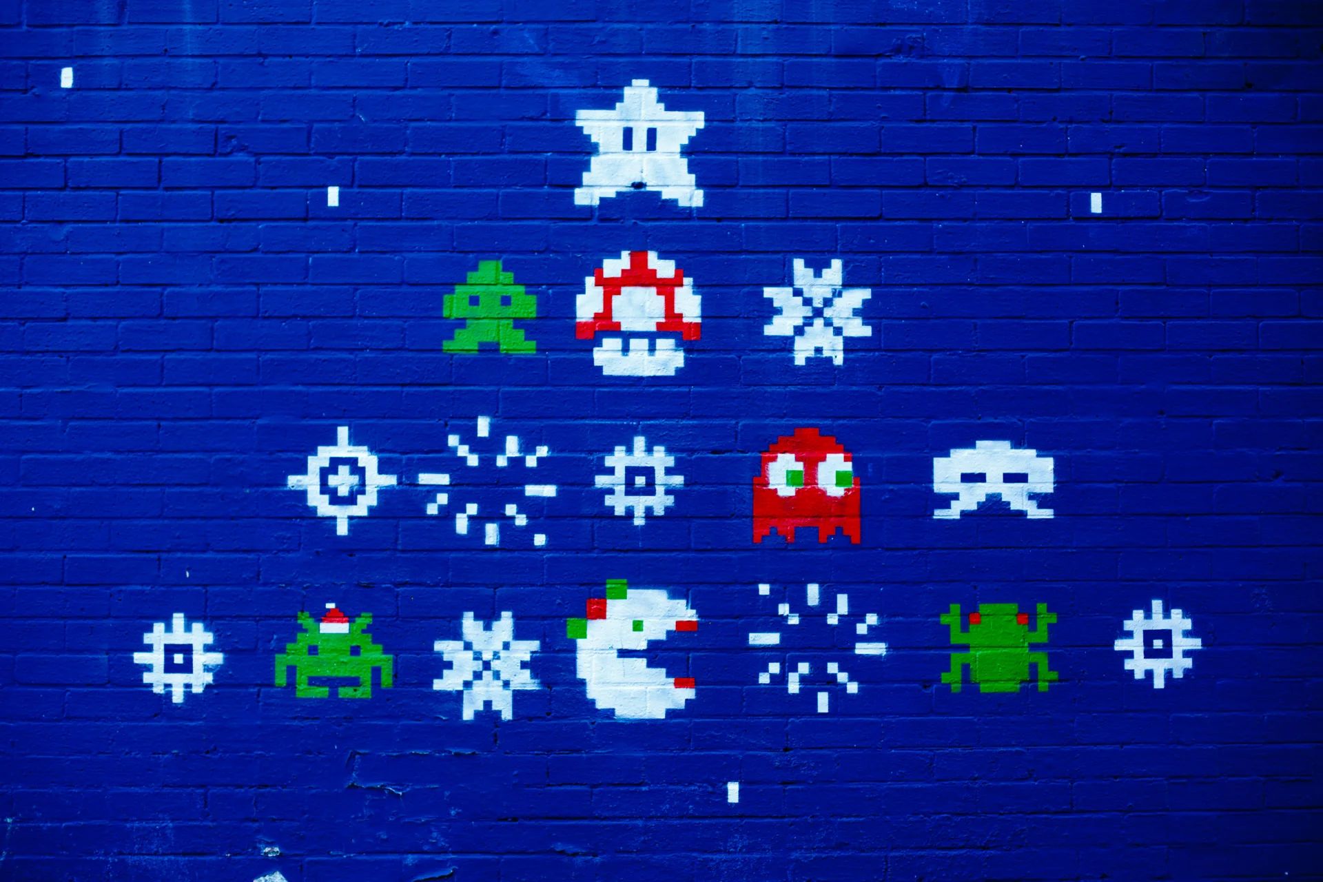 Retro-gaming grafitti.