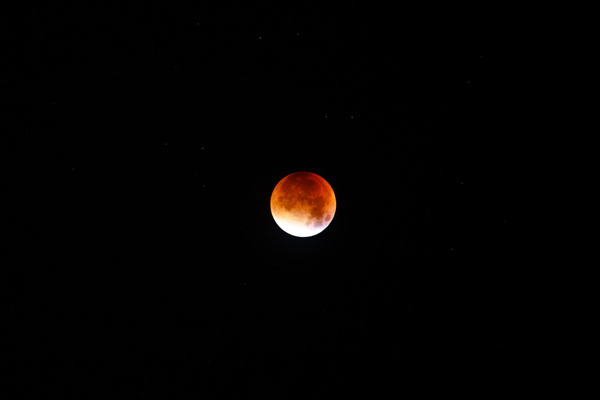 The Bloodmoon made its appearance around 3am!