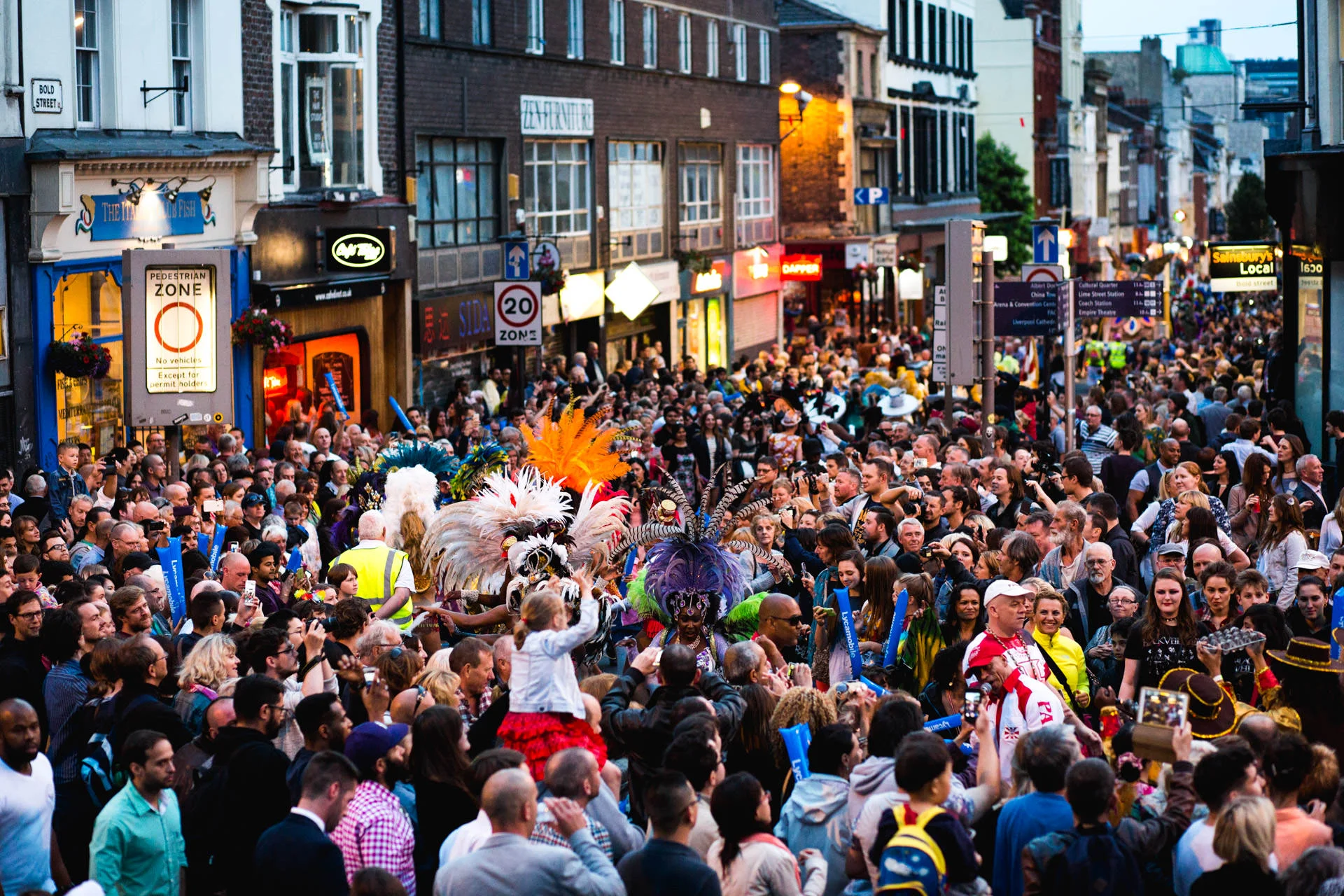 July - Crowds took to the streets of Liverpool to see the sights and sounds of the Brazilica Samba parade... 