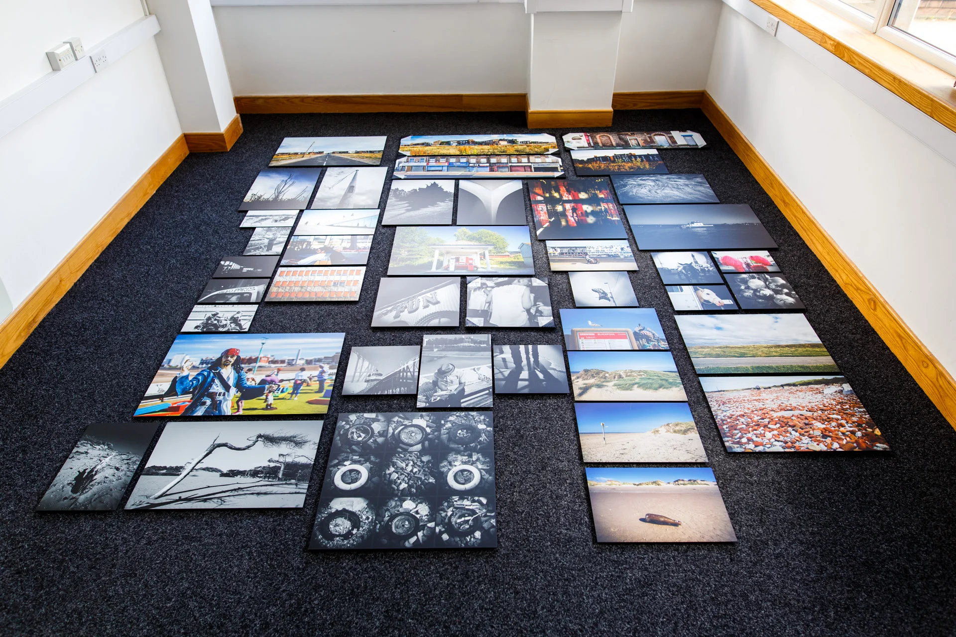 July - all the prints for my exhibition...