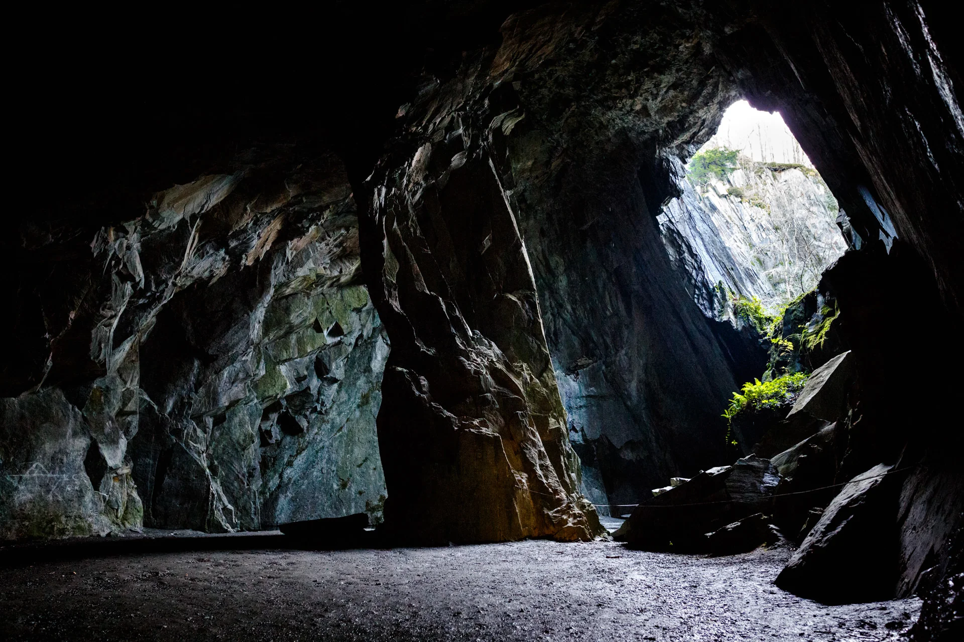 ...Little Langdale's Cathedral Quarry - a surprise discovery on a walk.