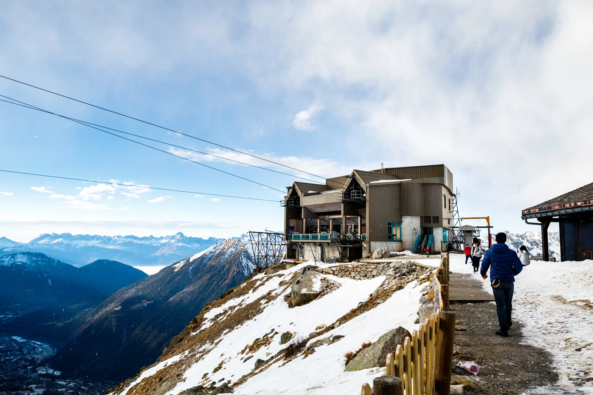 We were now out of the cloud and able to see spectacular views.