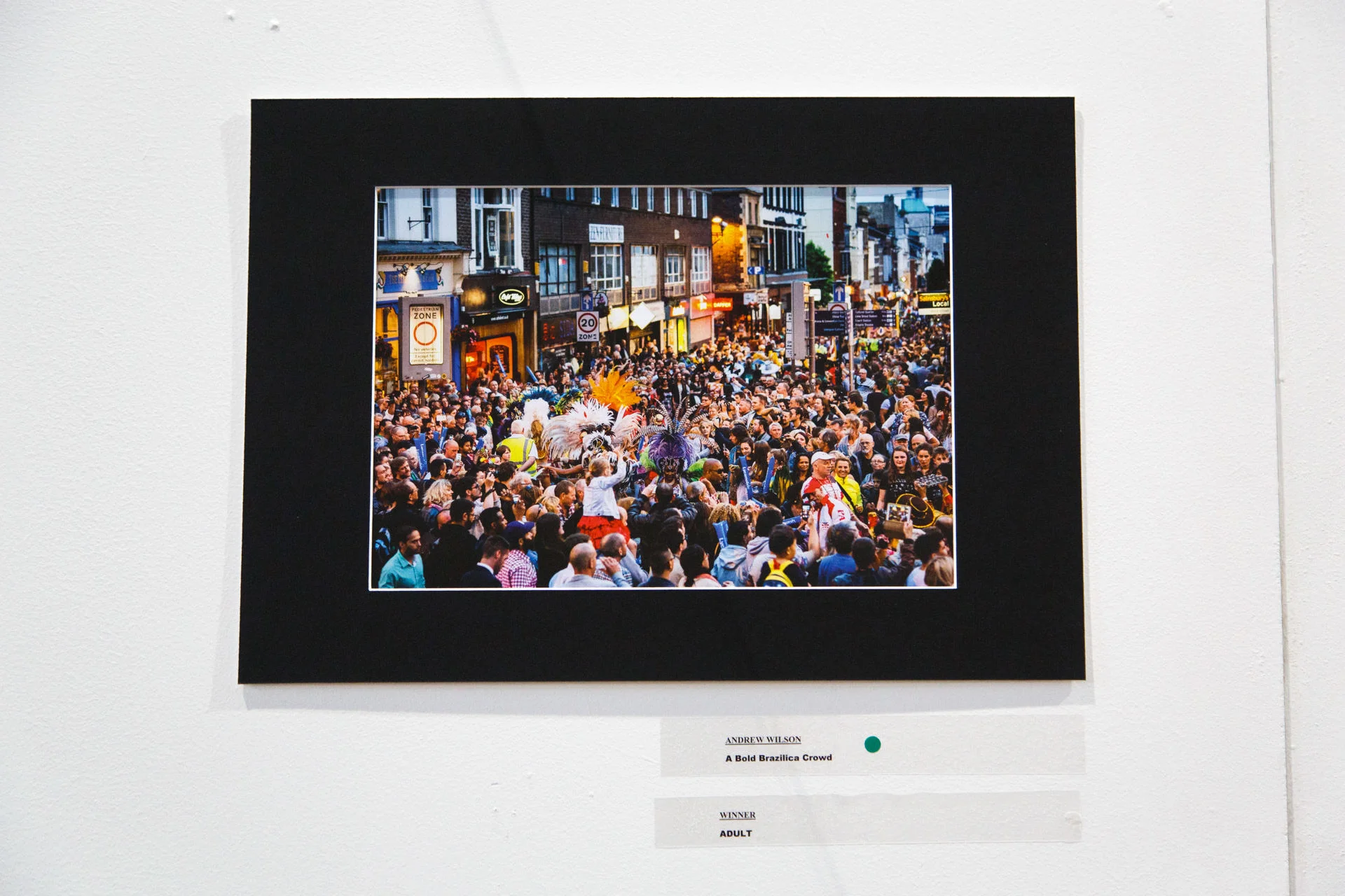 ...this photo of mine from the Brazilica parade was a winner!