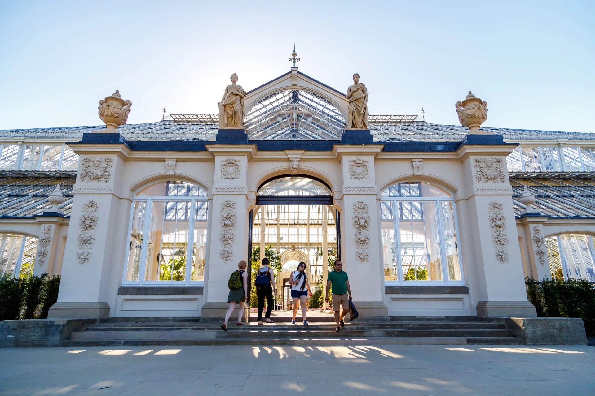 Entering the Temperate House, which had recently had a huge renovation.
