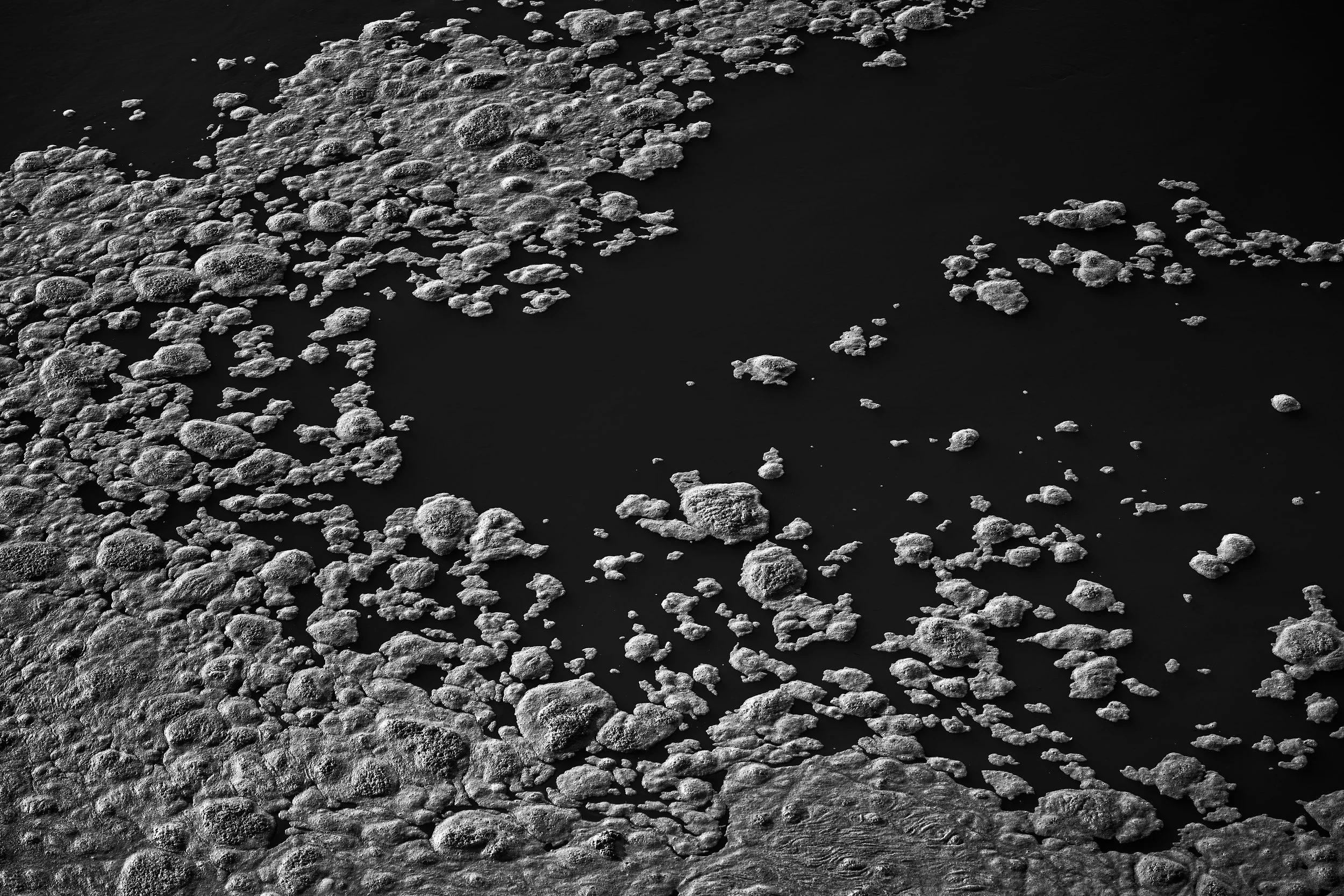 Foam on the River Mersey.