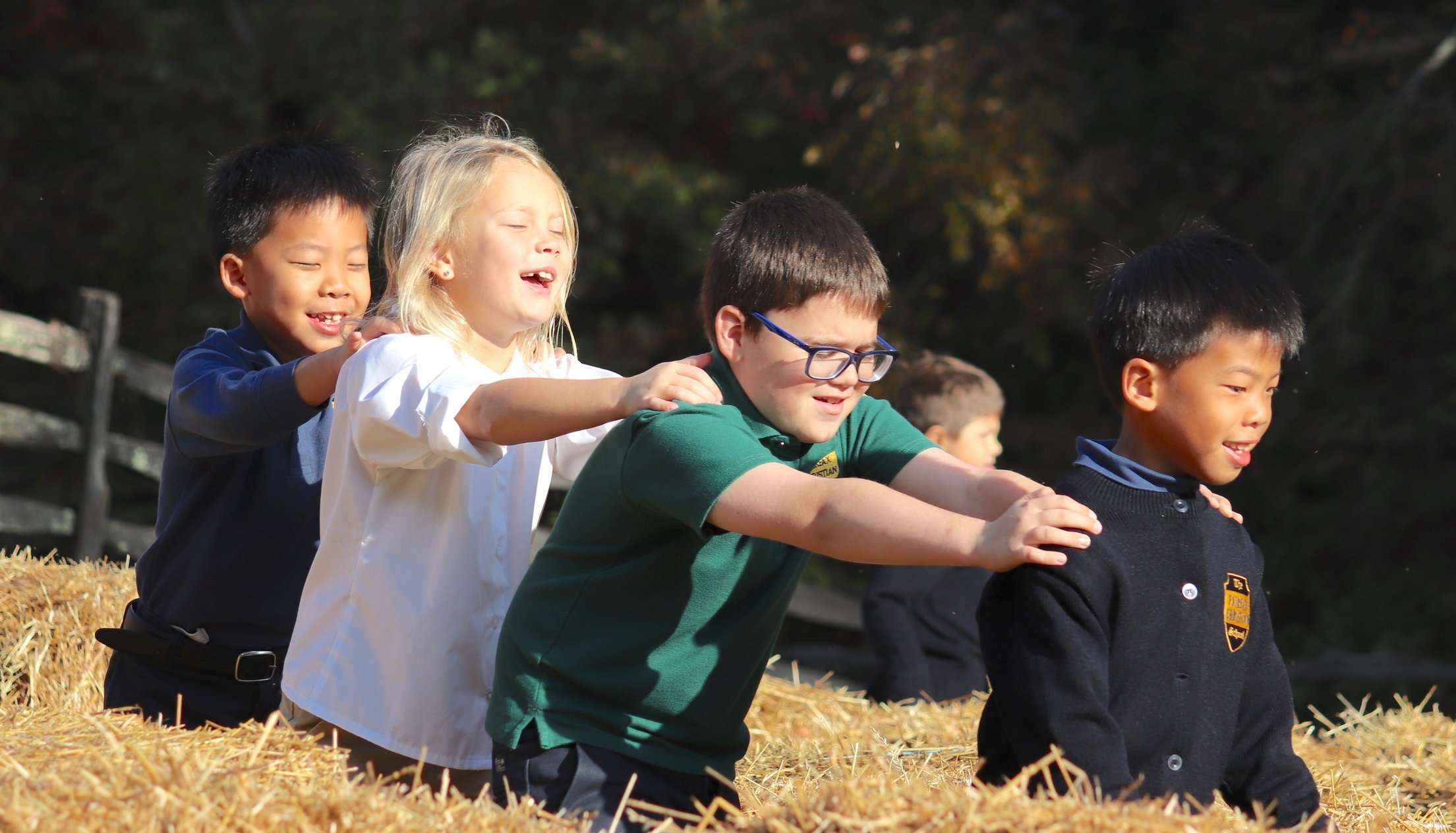 FCS students having fun at Mount Vernon.