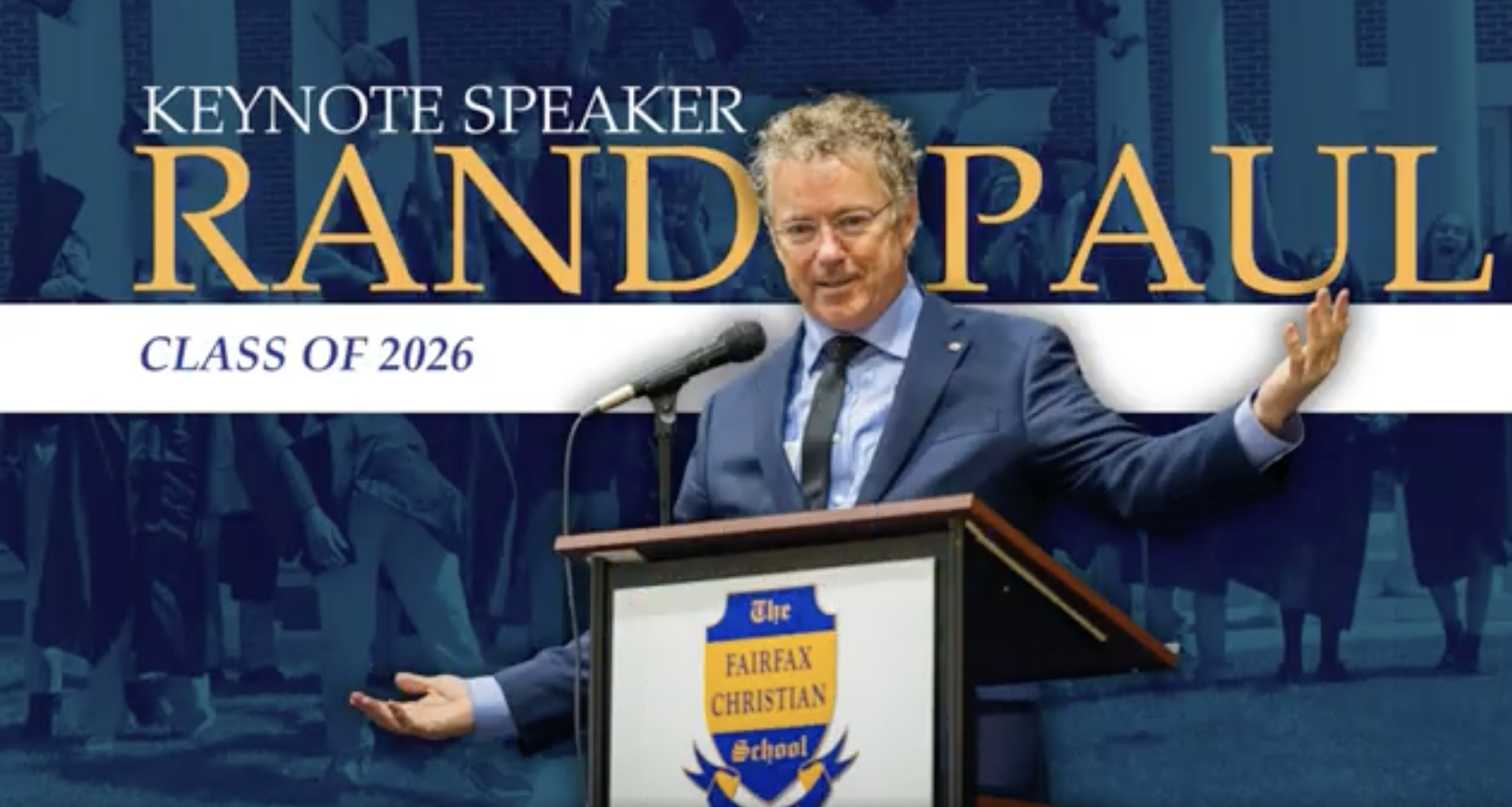 US Senator Rand Paul’s Commencement Speech