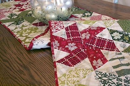 table runner close up
