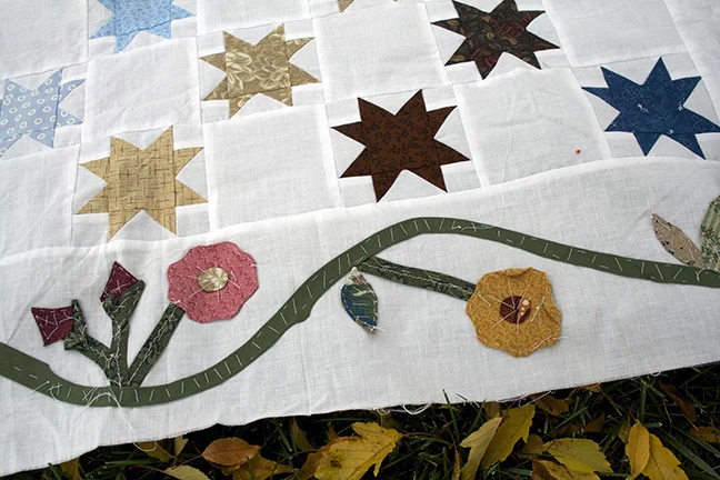 Stars & Applique close up 1