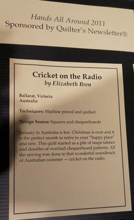 Cricket on the Radio writeup