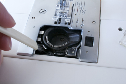 Cleaning Sewing Machine