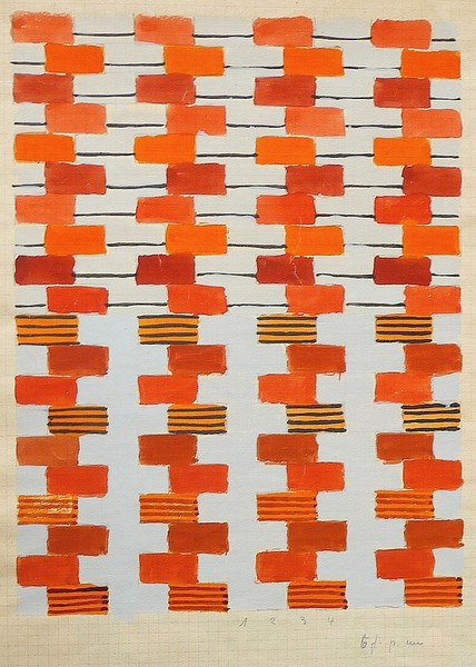 Textile design by Gunta Stolzl (1925-1931)