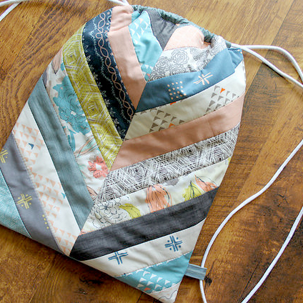 Herringbone Backpack by Maureen Cracknell