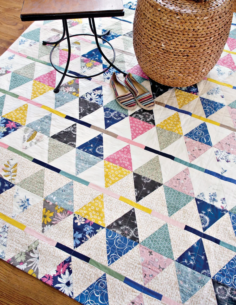 Kilim by Sharon Holland featuring Sketchbook fabrics and Pure Elements from Art Gallery Fabrics
