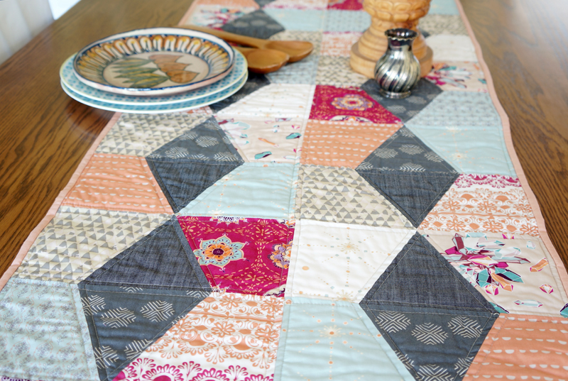 Paper Lanterns Table Runner by Sharon Holland