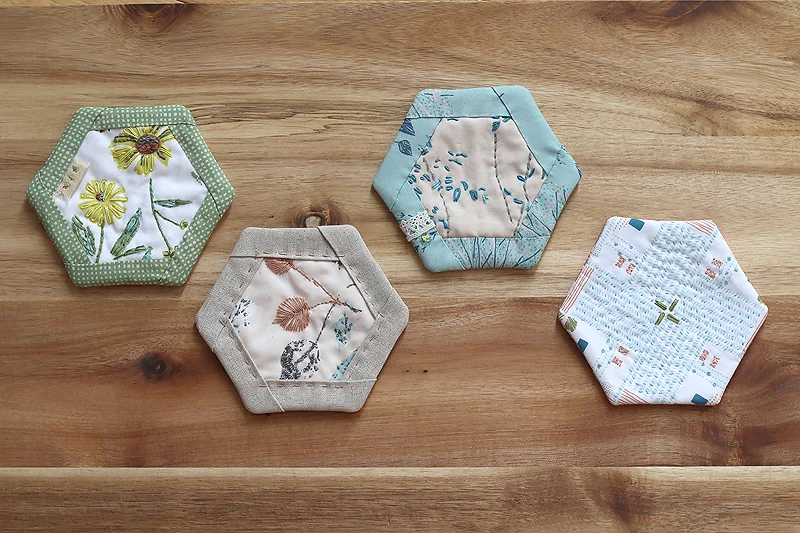 Bountiful coasters and photo by Anjeanette Klinder