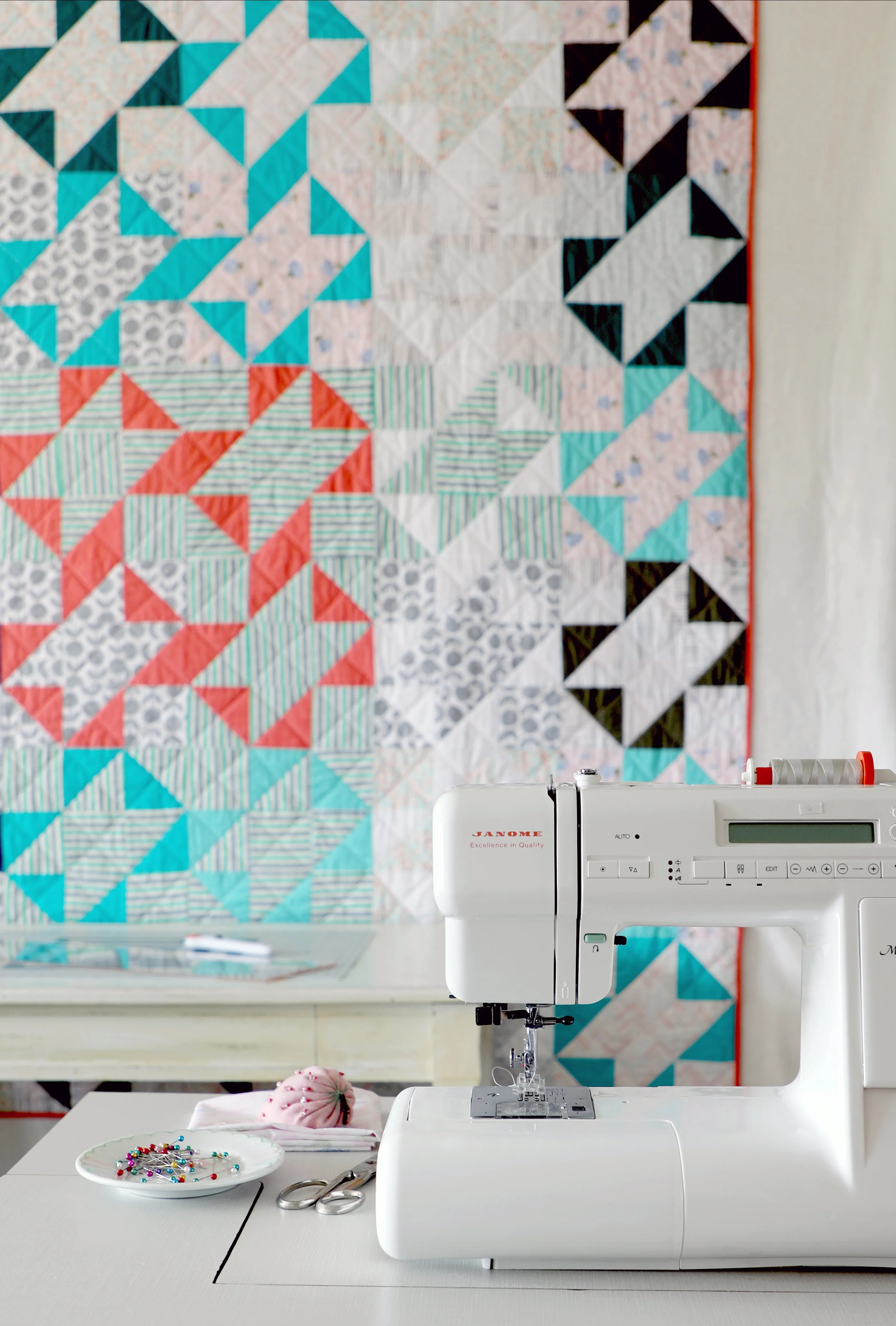 Bobbin quilt from Utility-Style Quilts for Everyday Living by Sharon Holland