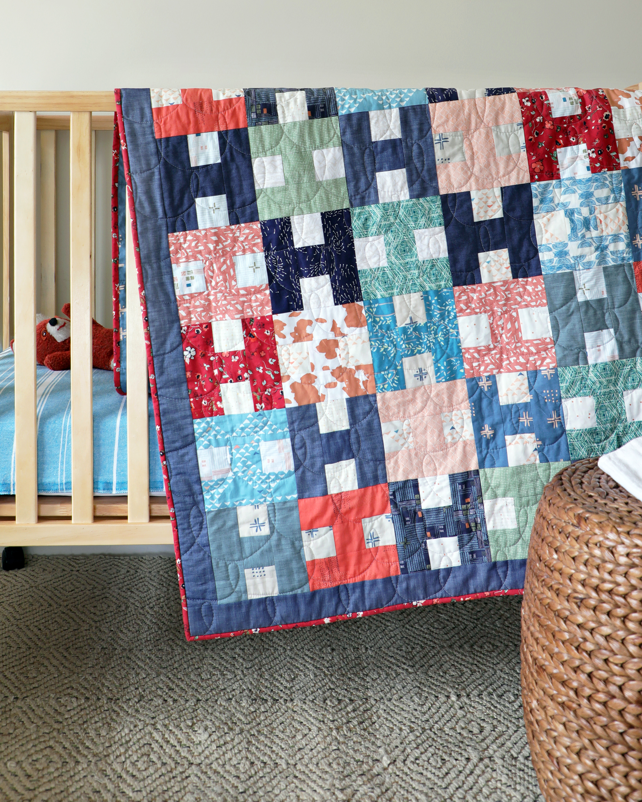 Azure Light Quilt Pattern Pieced SM