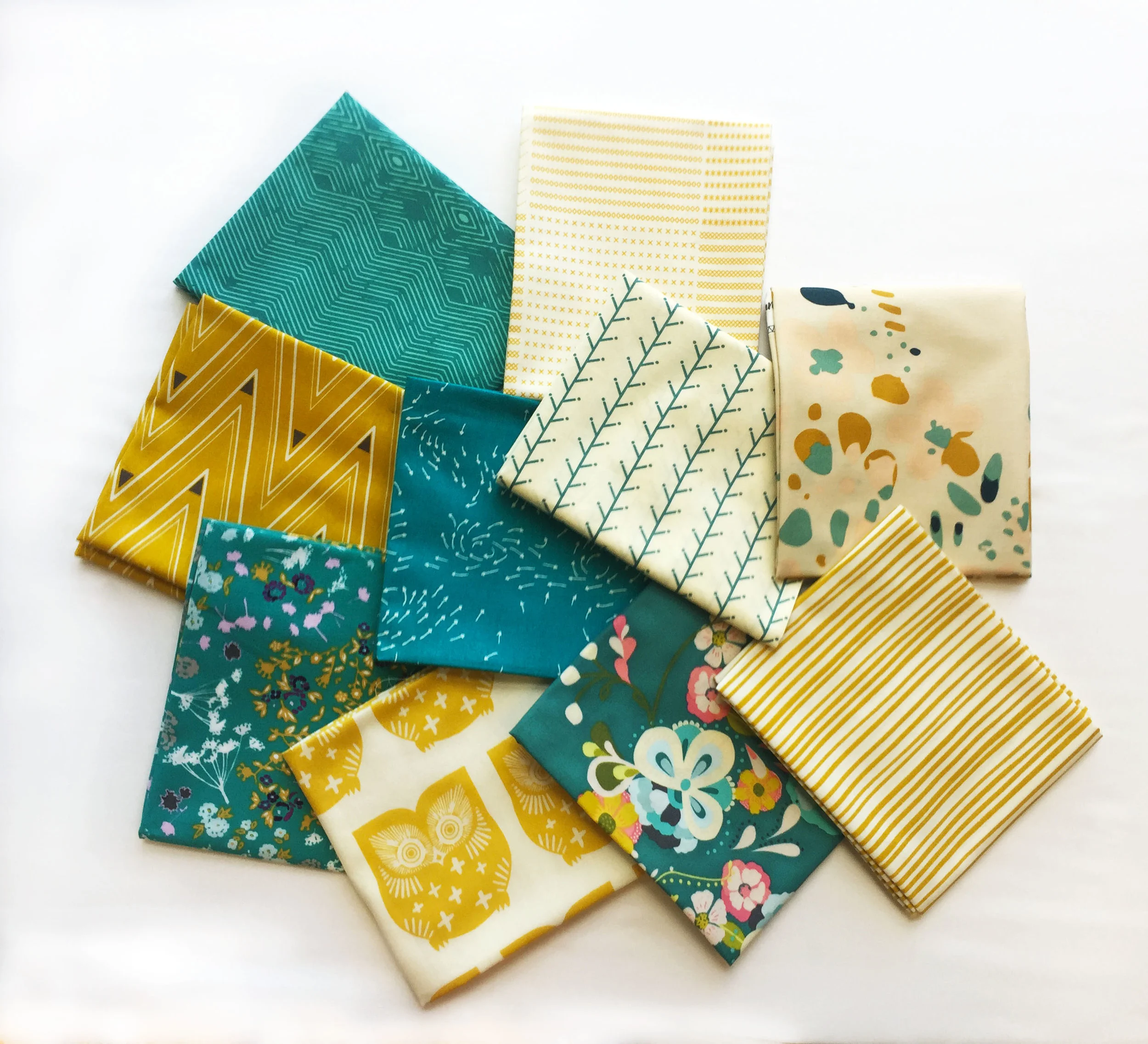 AGF Blue-Yellow fabric bundle