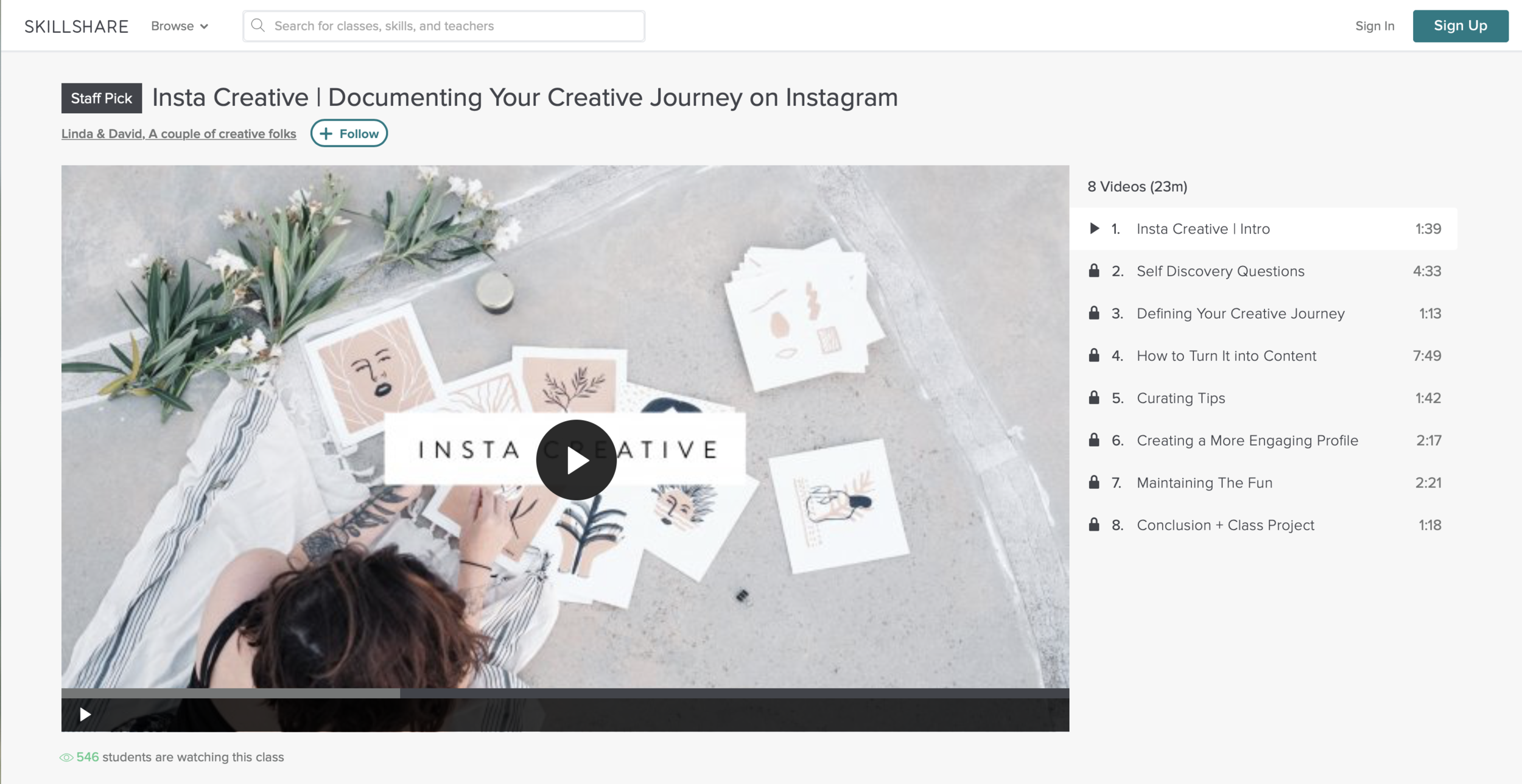 Insta Creative | Documenting Your Creative Journey on Instagram with Linda & David