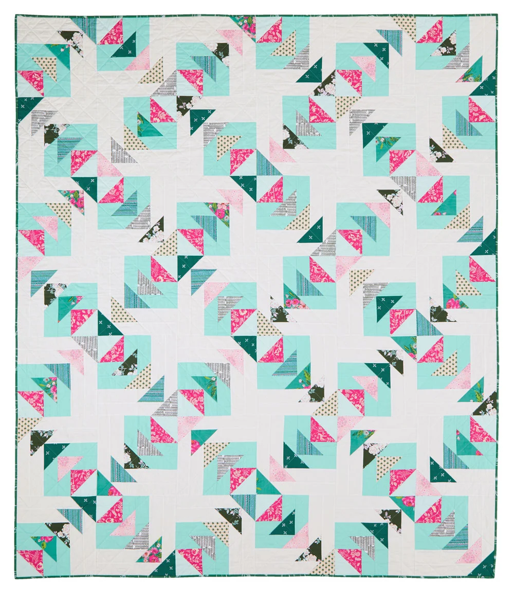 Sense of Direction by Sharon Holland. Used with permission from Quilts & More™ magazine. ©2019 Meredith Corporation. All rights reserved.