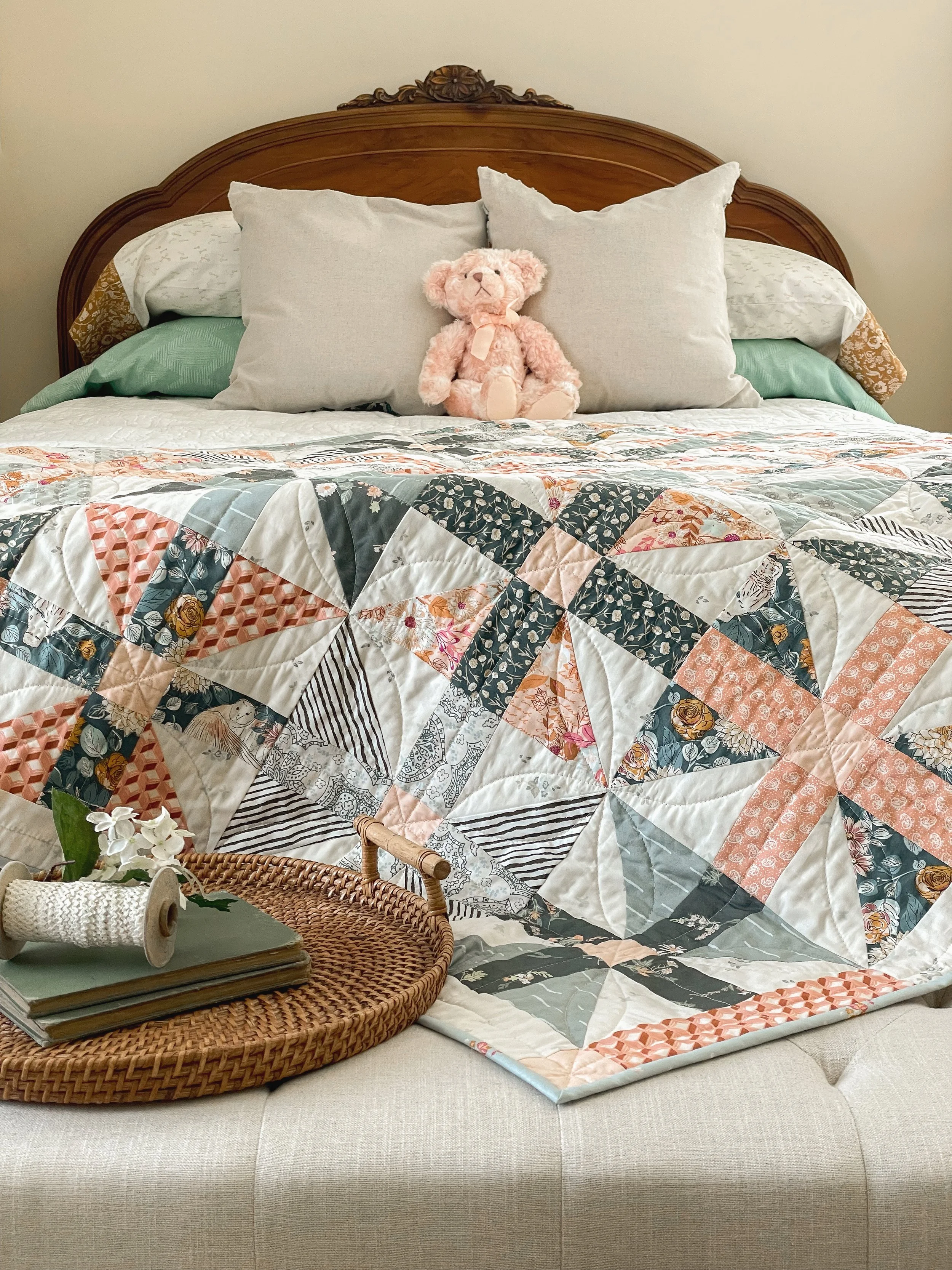 Busy Bee_Crib_Throw Styled Bed-3.jpg