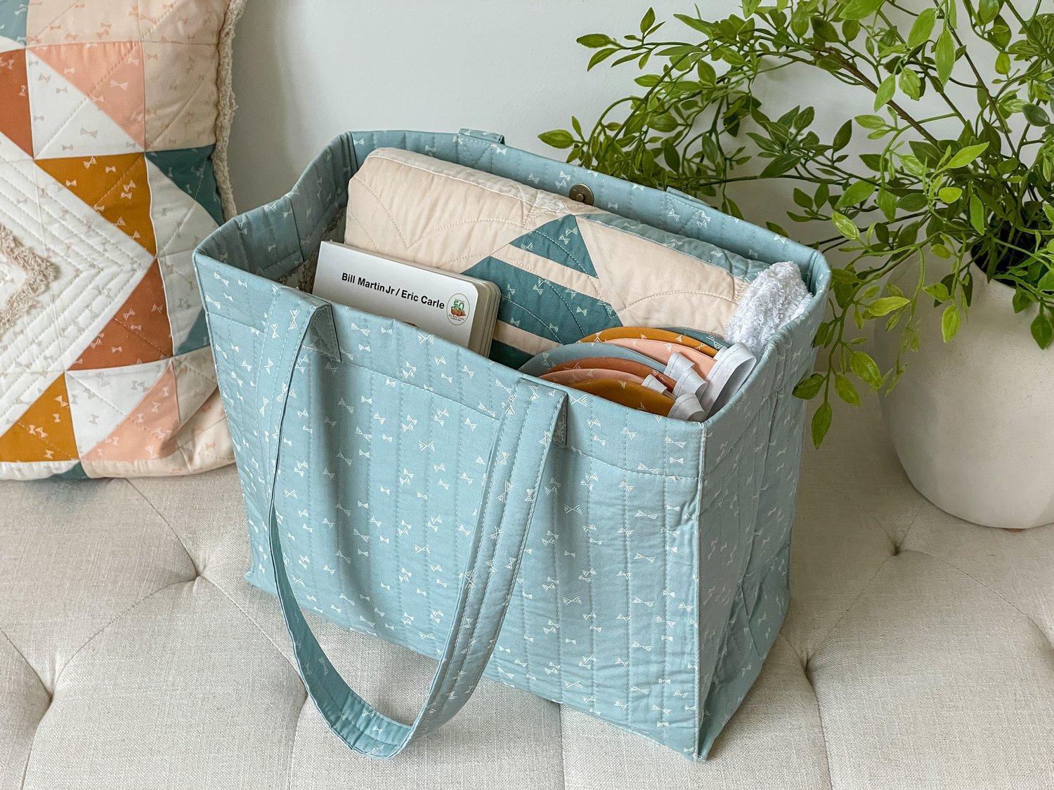 Quilted Carryall — Sharon Holland Designs