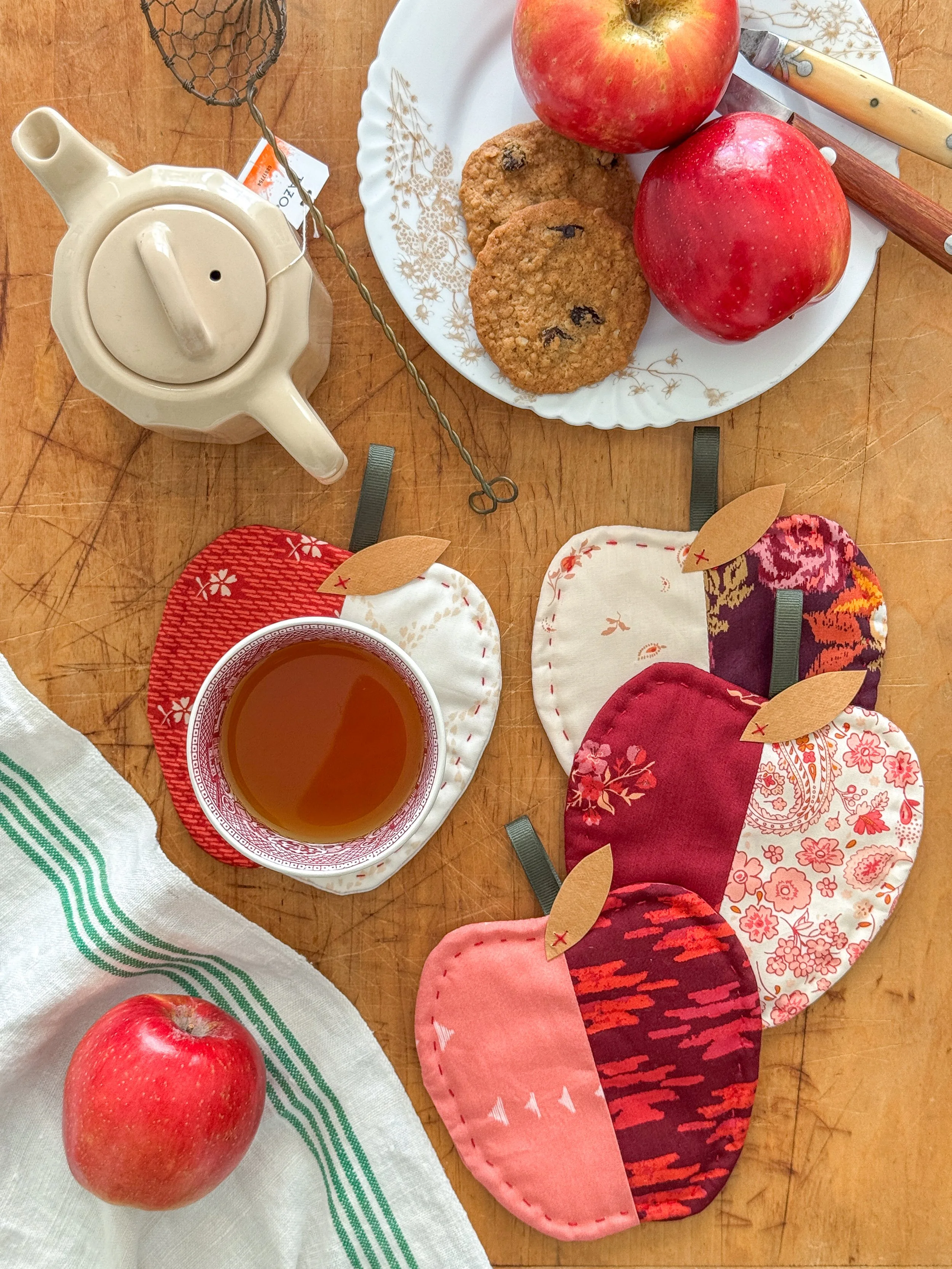 Sharon Holland_Apple Season Coasters-2.jpg