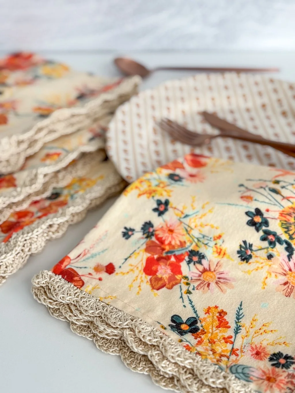 Crochet Edge Flannel Napkins-3.jpg