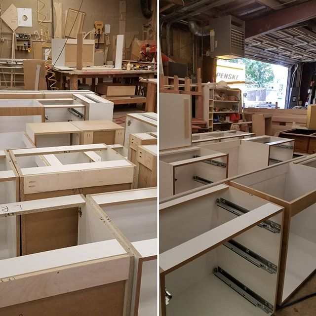 A day in the life of a cabinet maker #woodwork #woodshop #team #Raleigh #raleighnc #customcabinets #customcabinetry #handmade #shoplocalraleigh #shoplocal