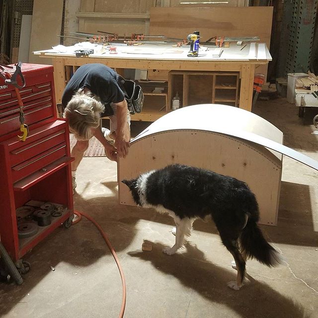 John doing some custom fabrication with April's help

#millwork #customfurniture #customkitchen #customcabinets #customcabinetry #woodworking #woodshop #handmade #madeinraleigh #madeinusa #raleighnc #Raleigh #shoplocalraleigh #shoplocal #dogsofinstag