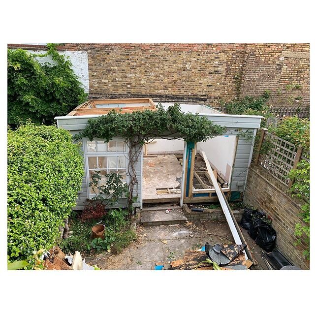 We&rsquo;ve been working on a number of home studios recently. The one below, from a recently started Fulham project, will be reappearing soon in a new form. 
With more of us working from home, a garden-studio provides a great separation from the phy