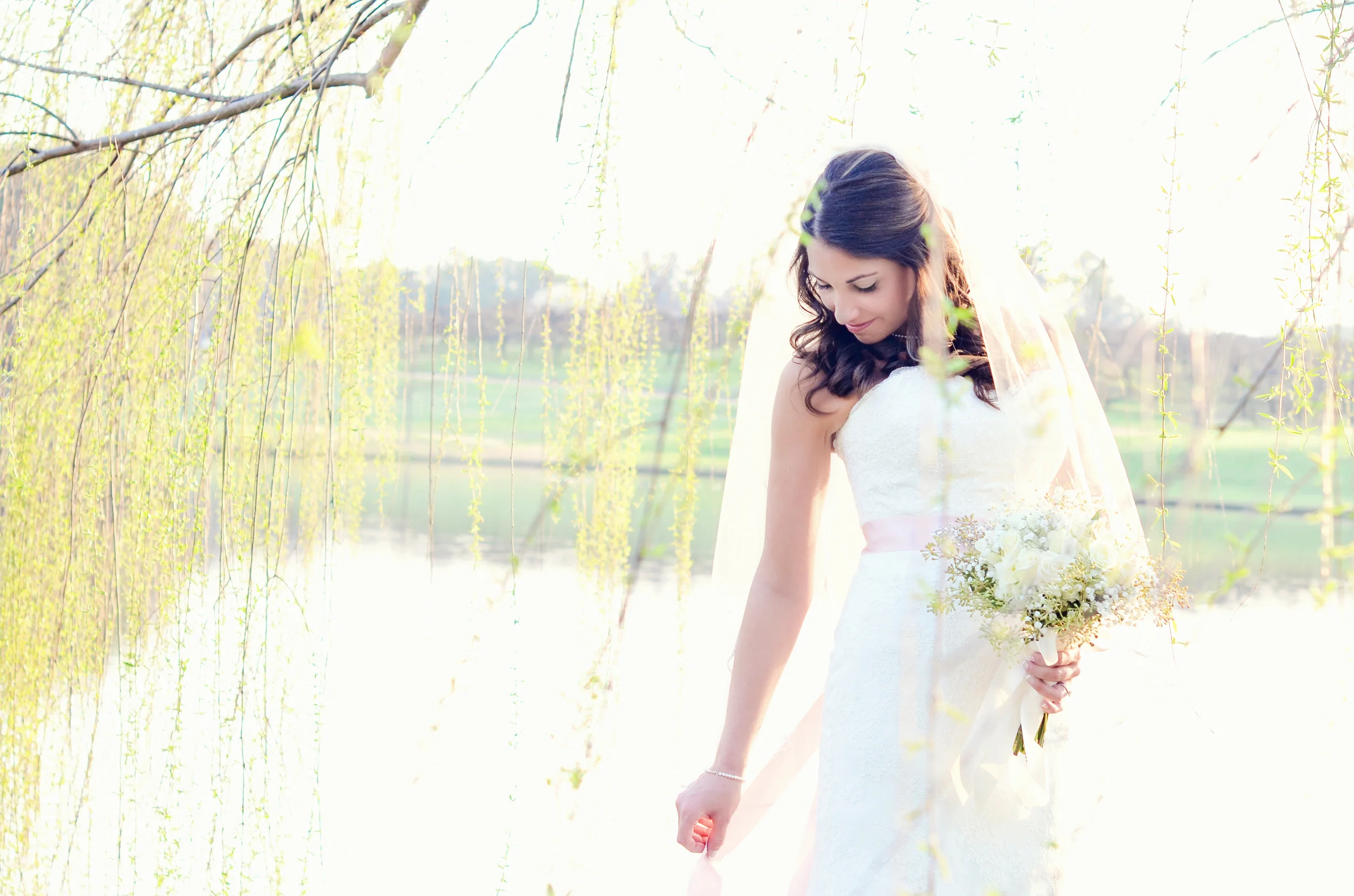 The bride was just stunning.